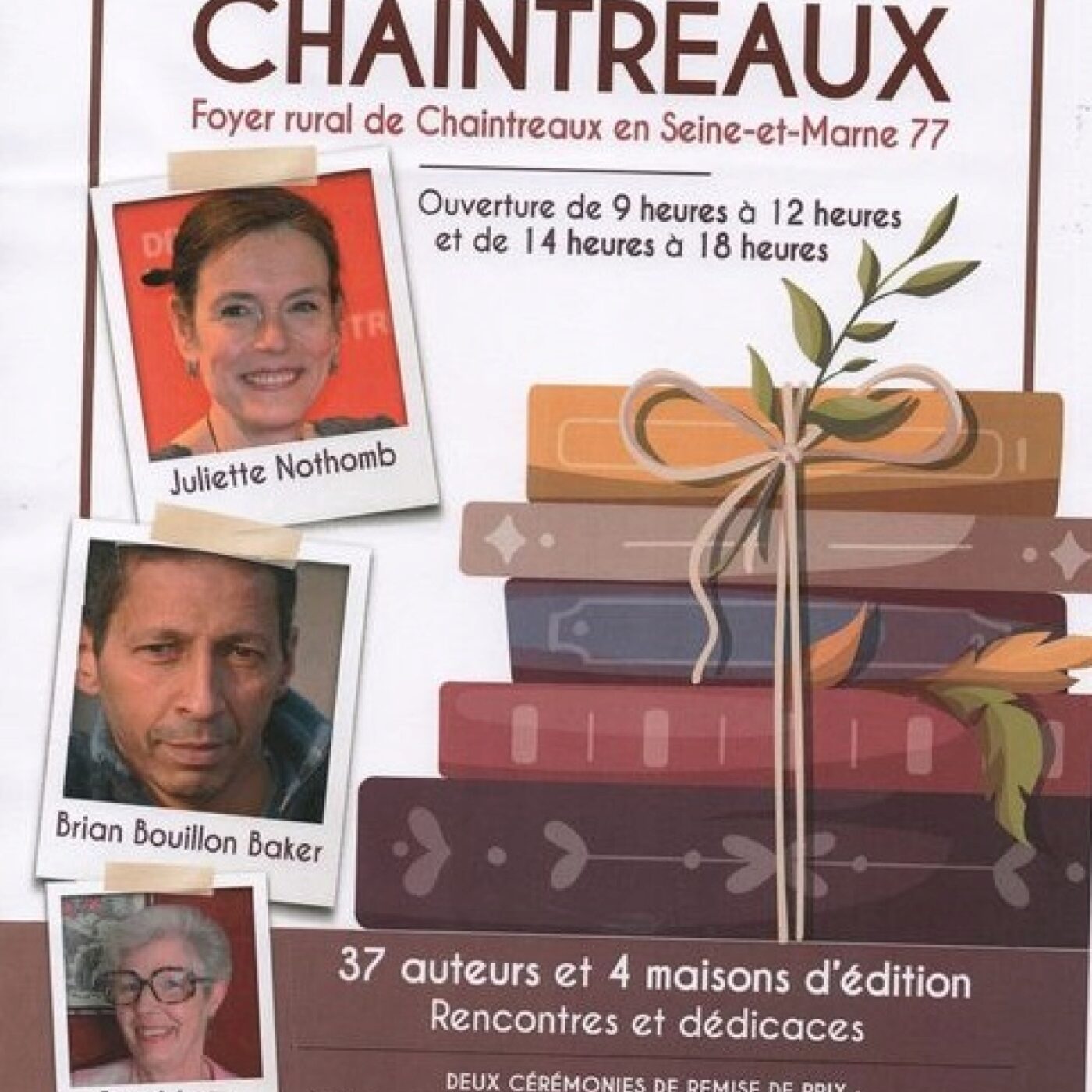 Domino Milot, organisatrice  du salon du livre de Chaintreaux en Seine et Marne episode artwork