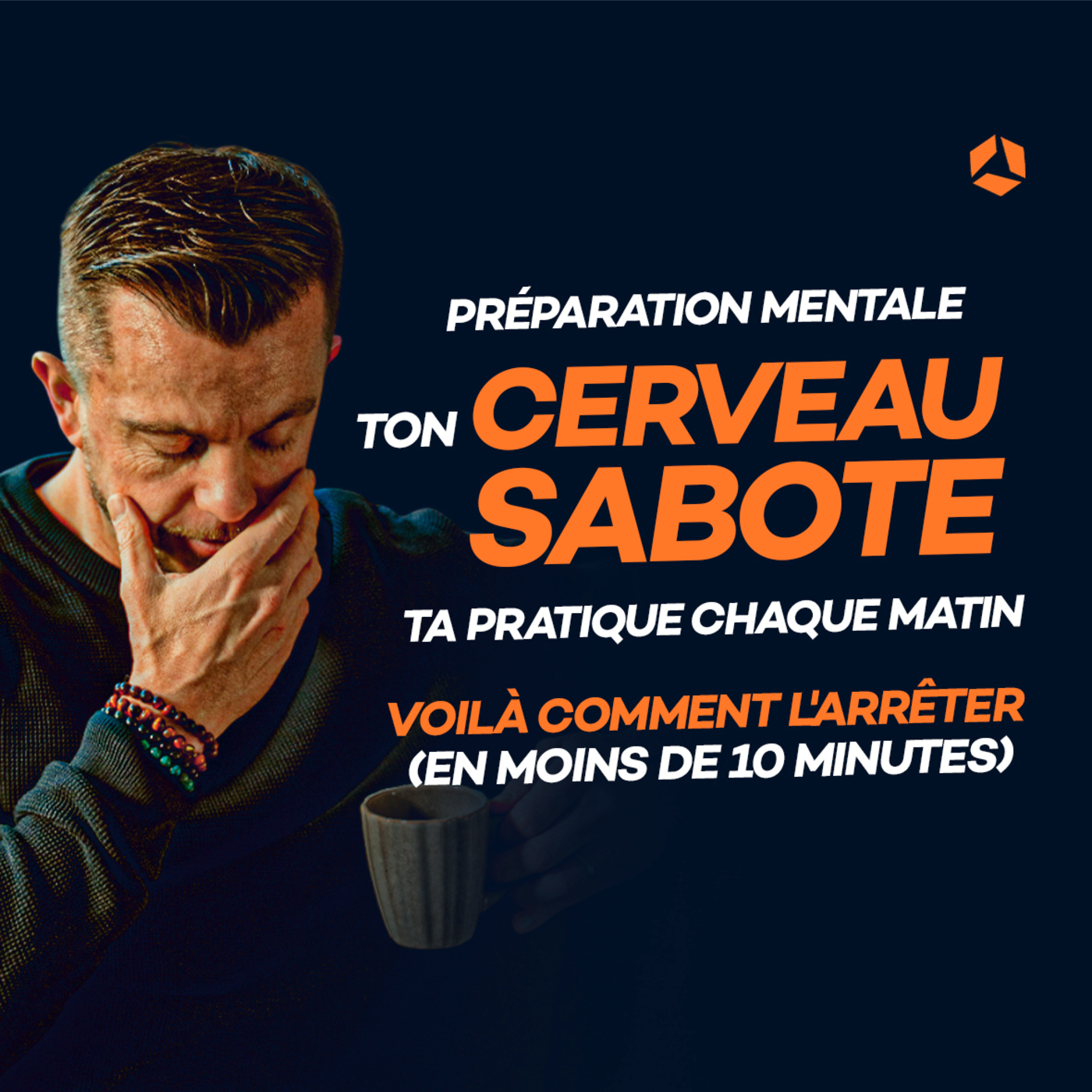 episode cover #131 : Ton cerveau sabote ta pratique chaque matin - voilà comment l'arrêter (et en moins de 10 minutes)