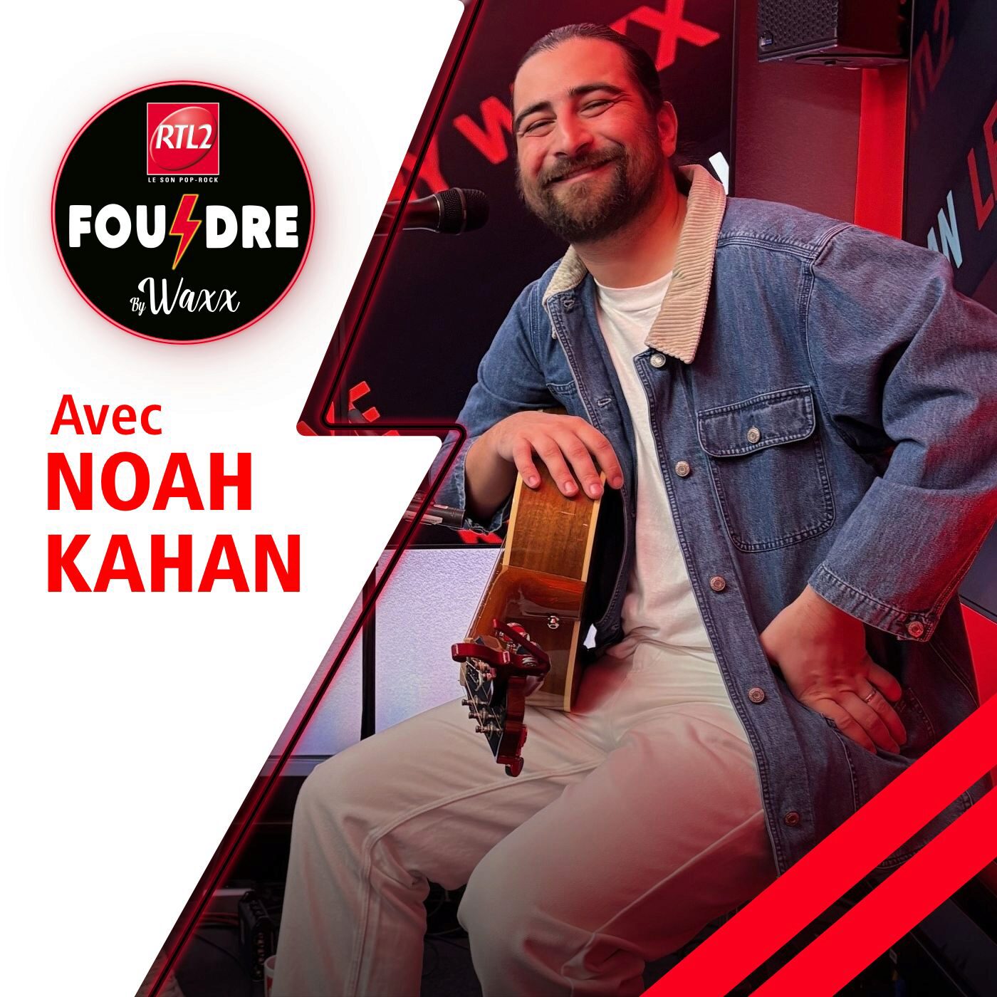 Noah Kahan et Waxx reprennent "When my time comes" des Dawes en live dans Foudre
