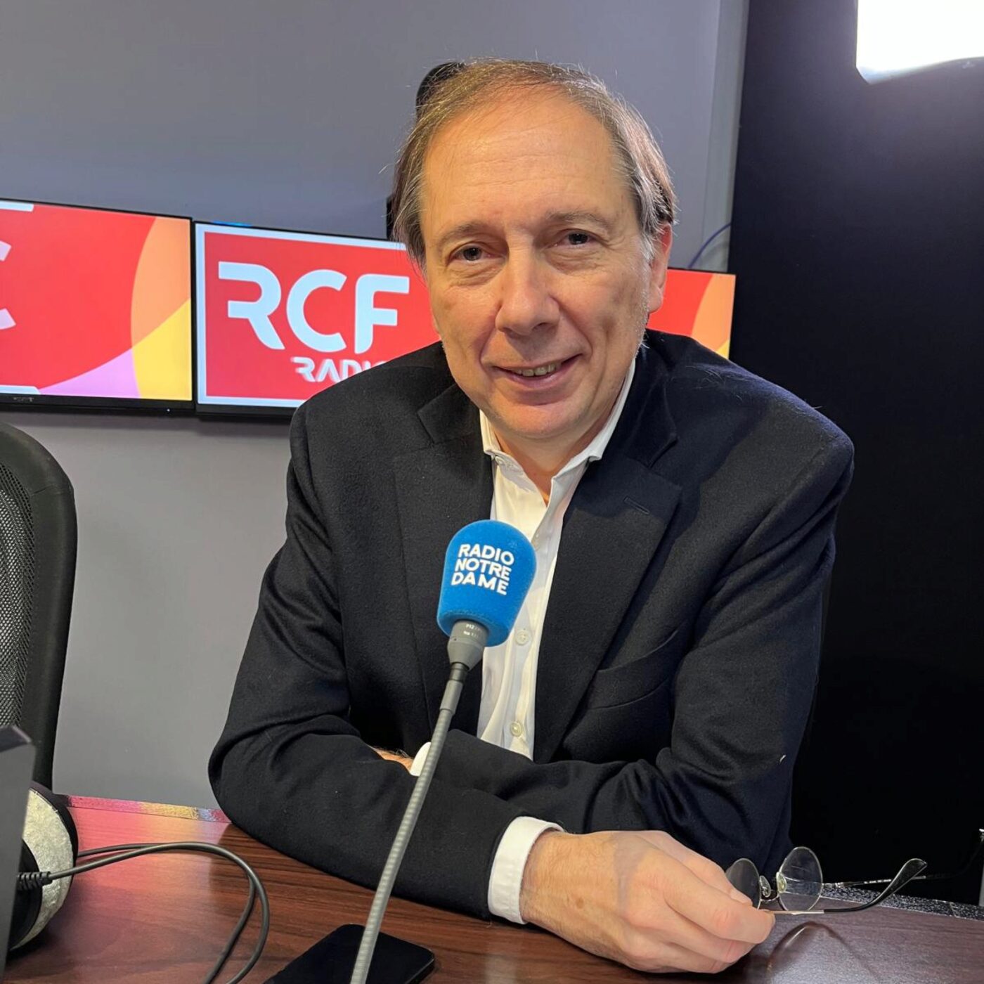 Radio Don : Eric Libault, président de l'union RCF Notre-Dame