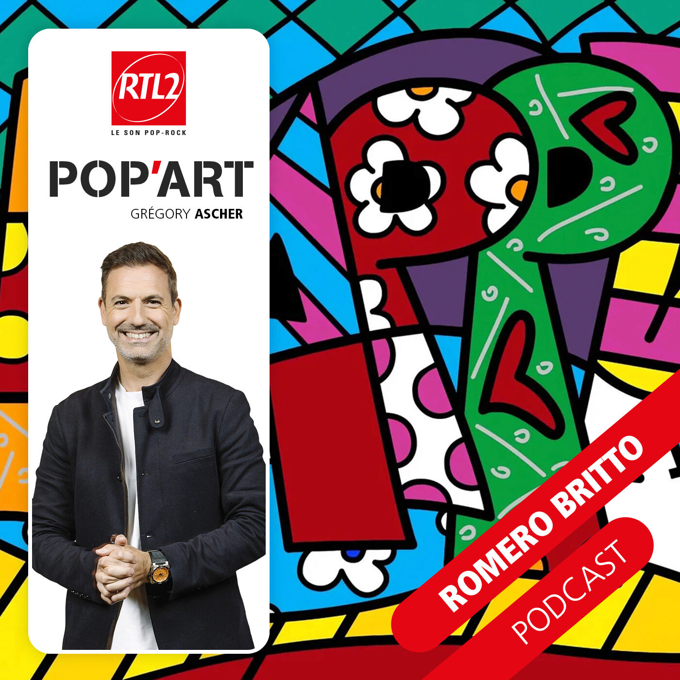 Romero Britto, le roi du pop art coloré episode artwork