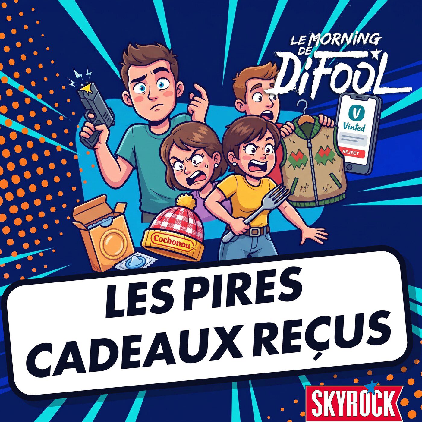 Les pires cadeaux reçus : taser, préservatifs et veste sans manche
