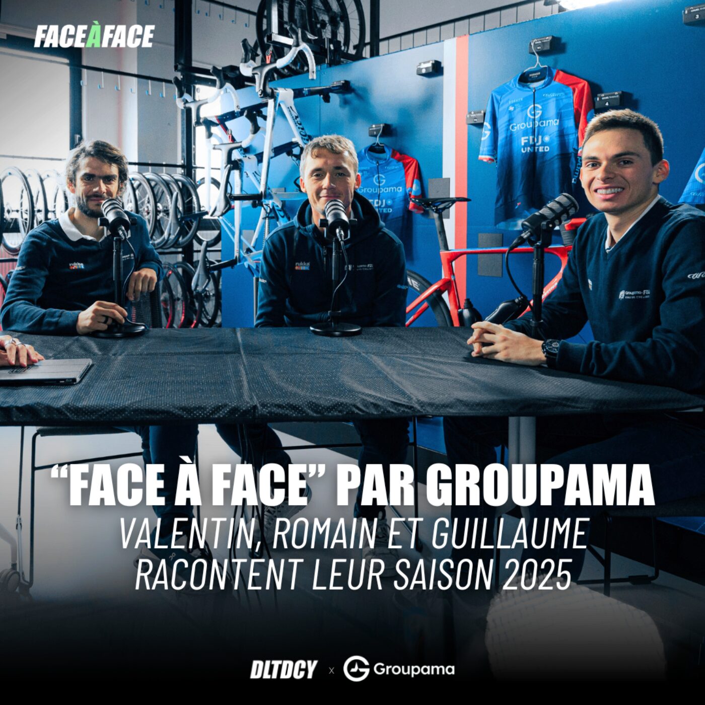 “Face à Face” par Groupama : Valentin, Romain et Guillaume racontent leur saison 2025