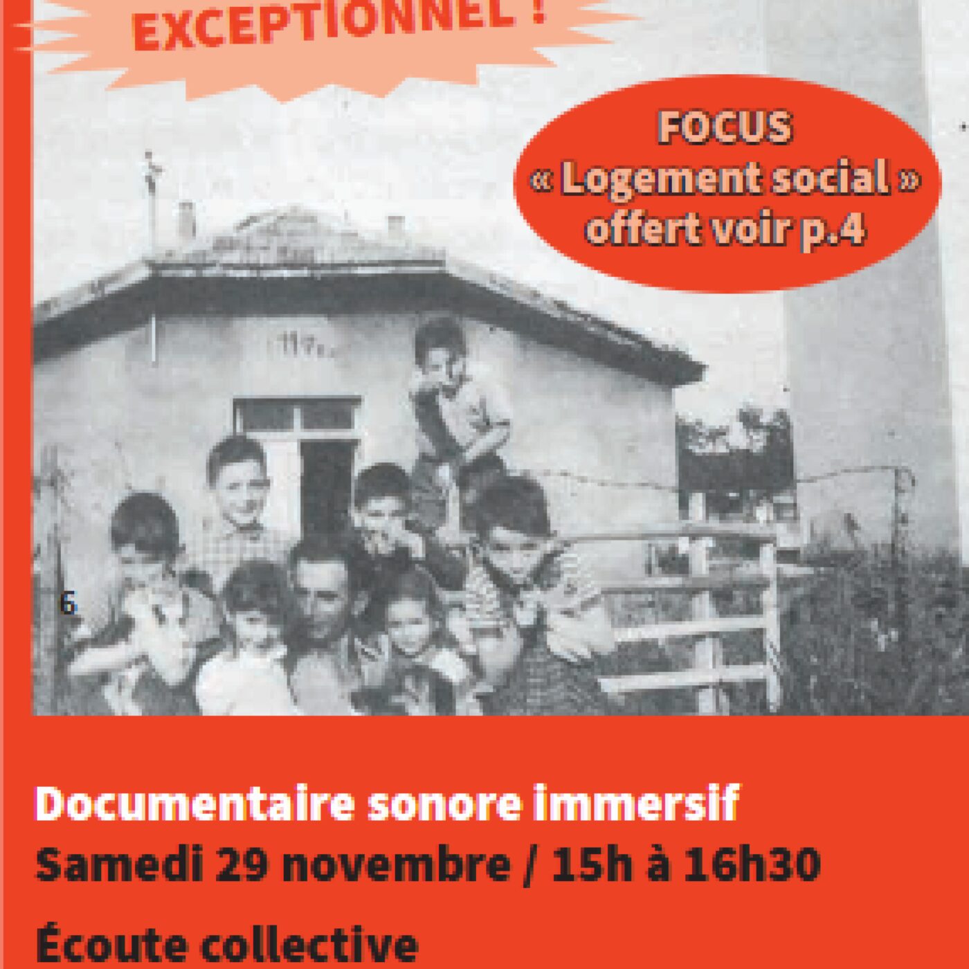 Ecoute collective (29/11) du documentaire sonore sur l'ancienne cité de Basseau episode artwork