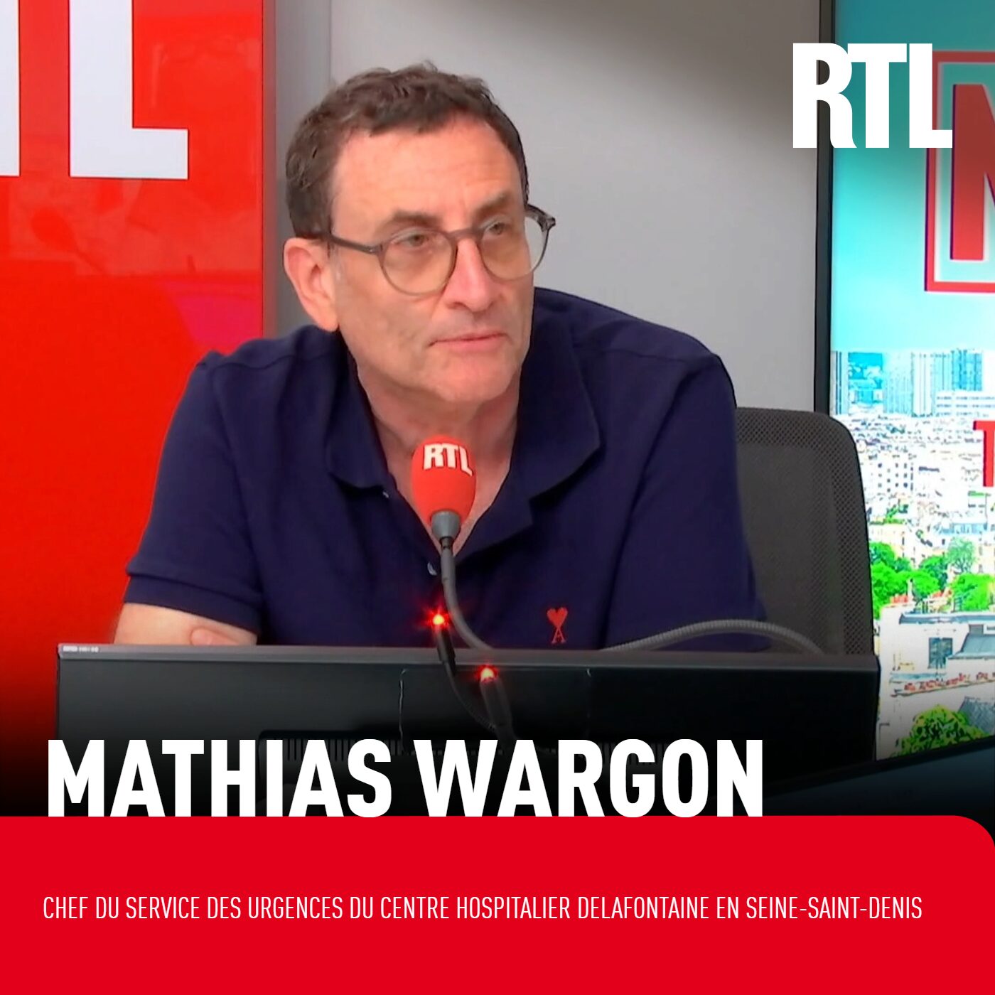 L'absence de climatisation "est une perte de chance pour les patients" : chef des urgences d'un hôpital en Seine-Saint-Denis, Mathias Wargon fustige sur RTL un manque d'adaptation