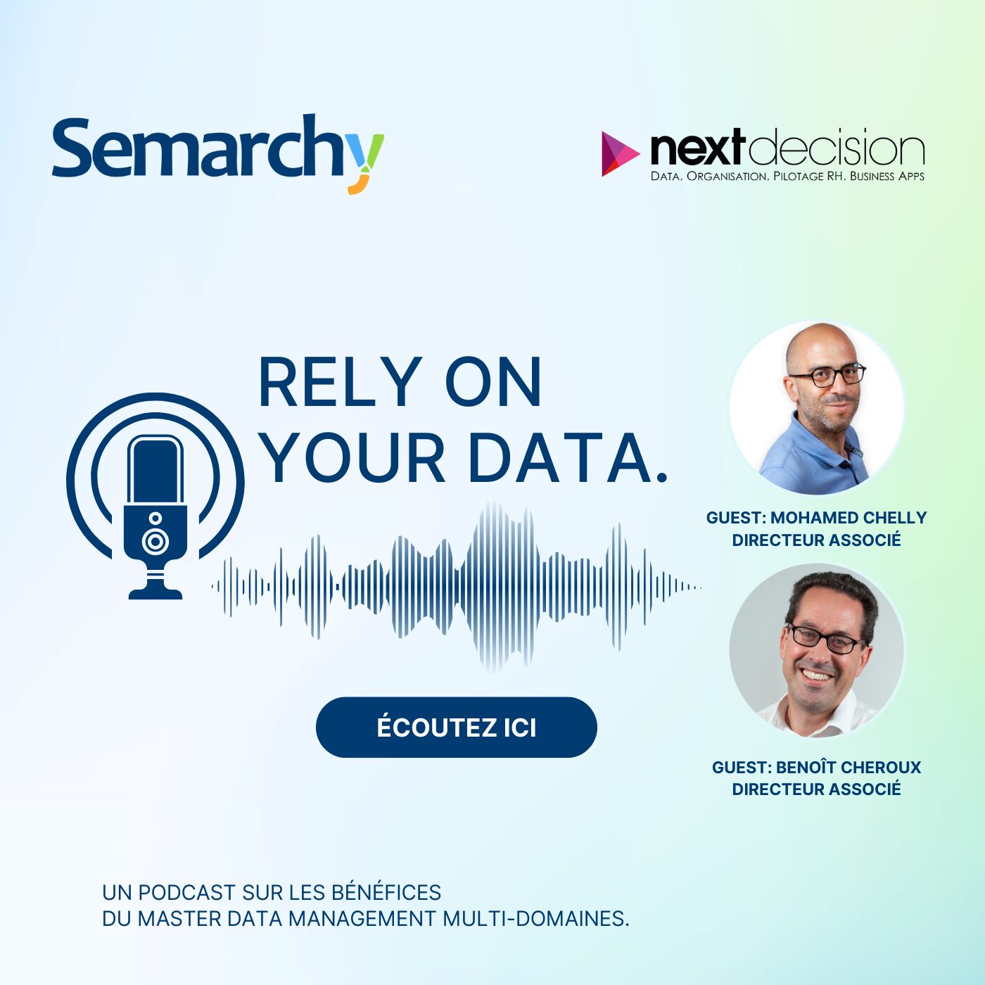 RELY ON YOUR DATA