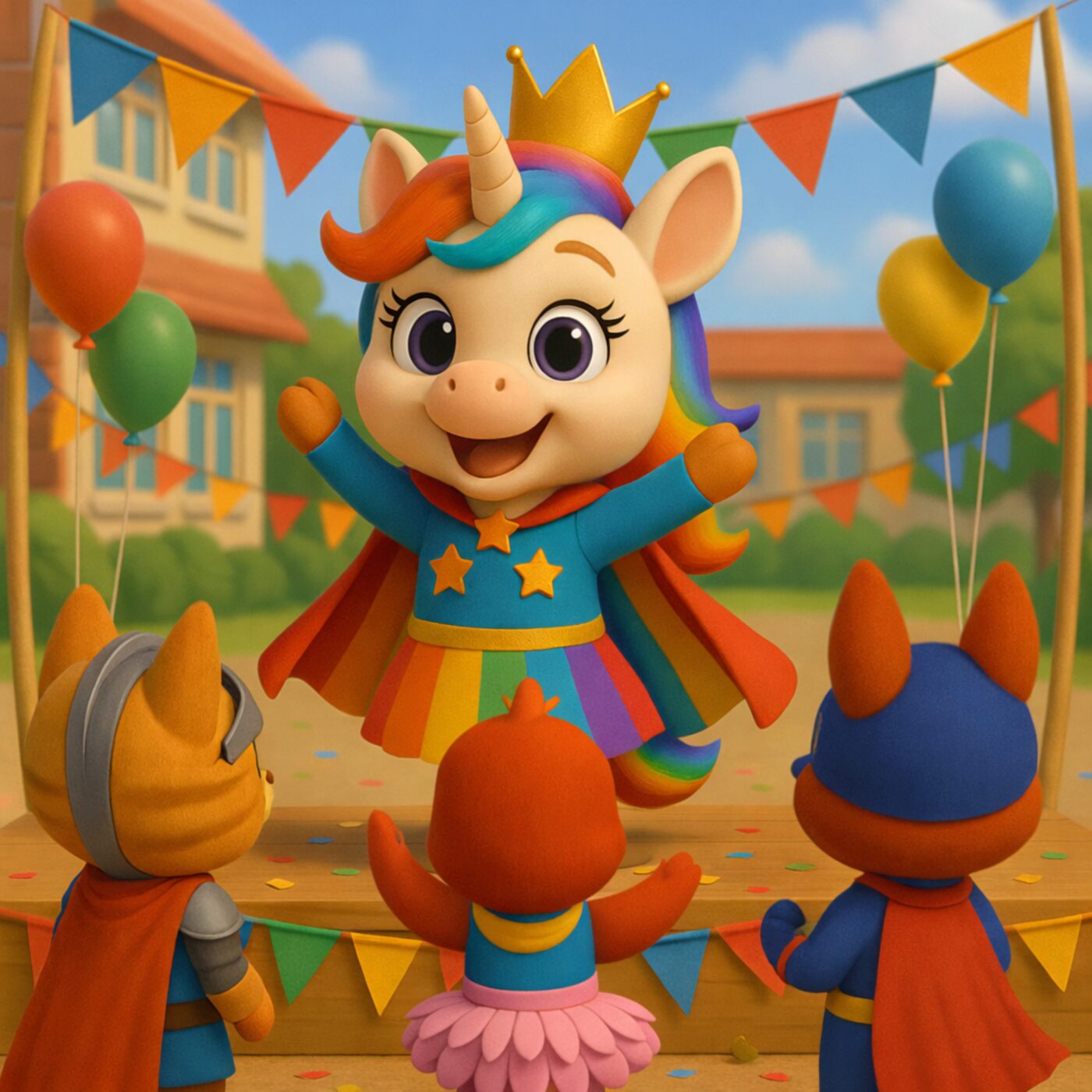 Petite Licorne au carnaval