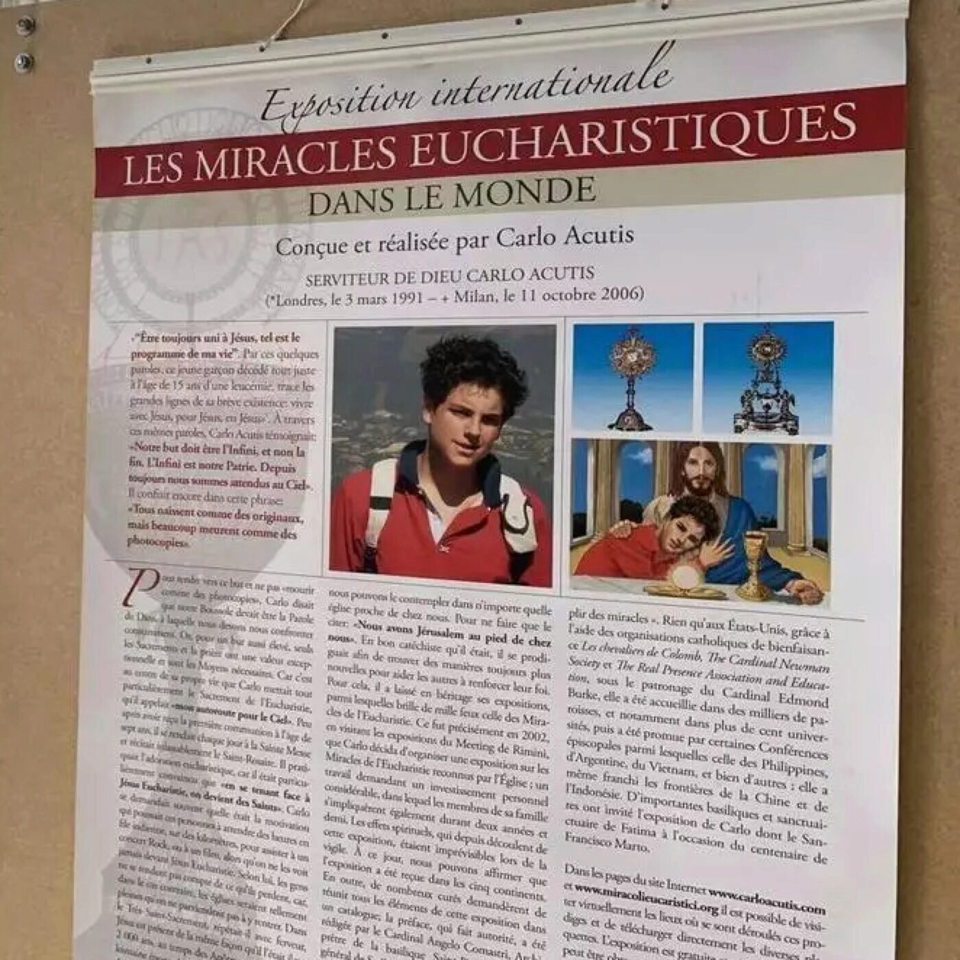 Une exposition sur les miracles eucharistiques à Lons-le-Saunier episode artwork