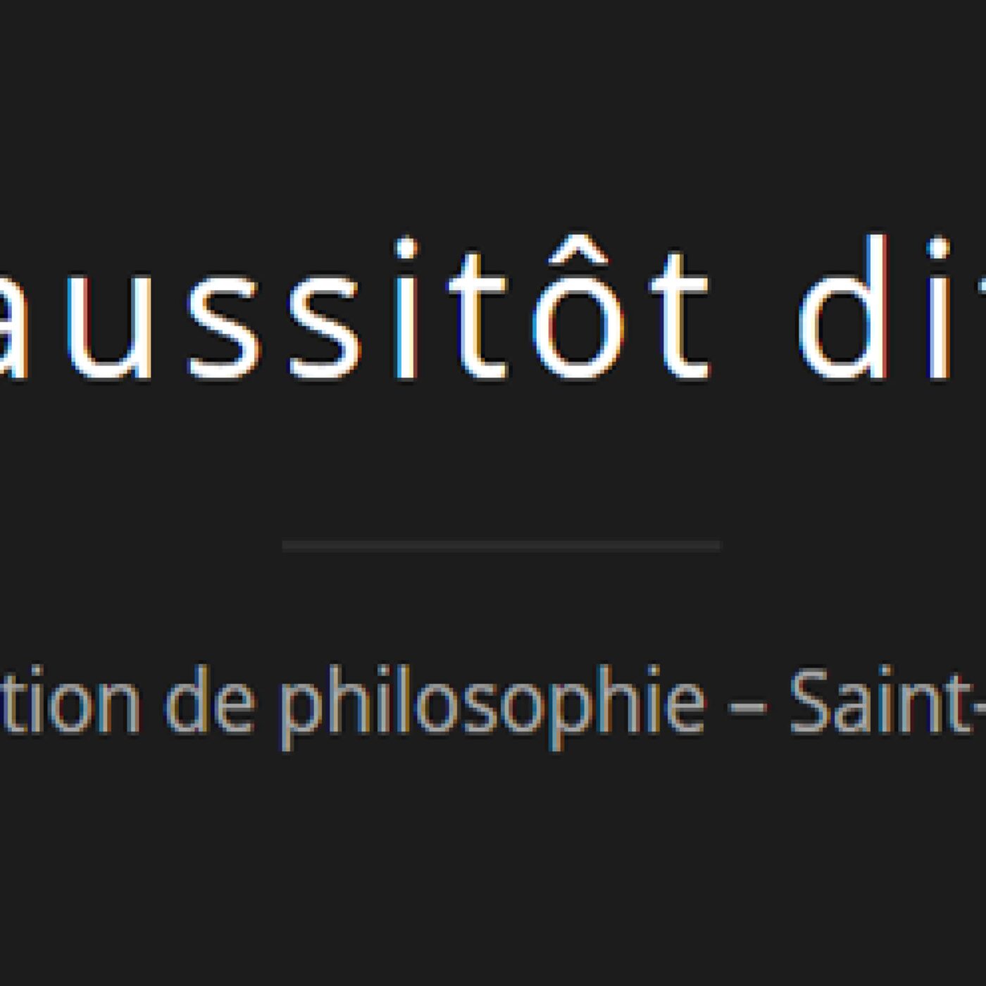 L\'invité de la rédaction (Saint-Etienne)