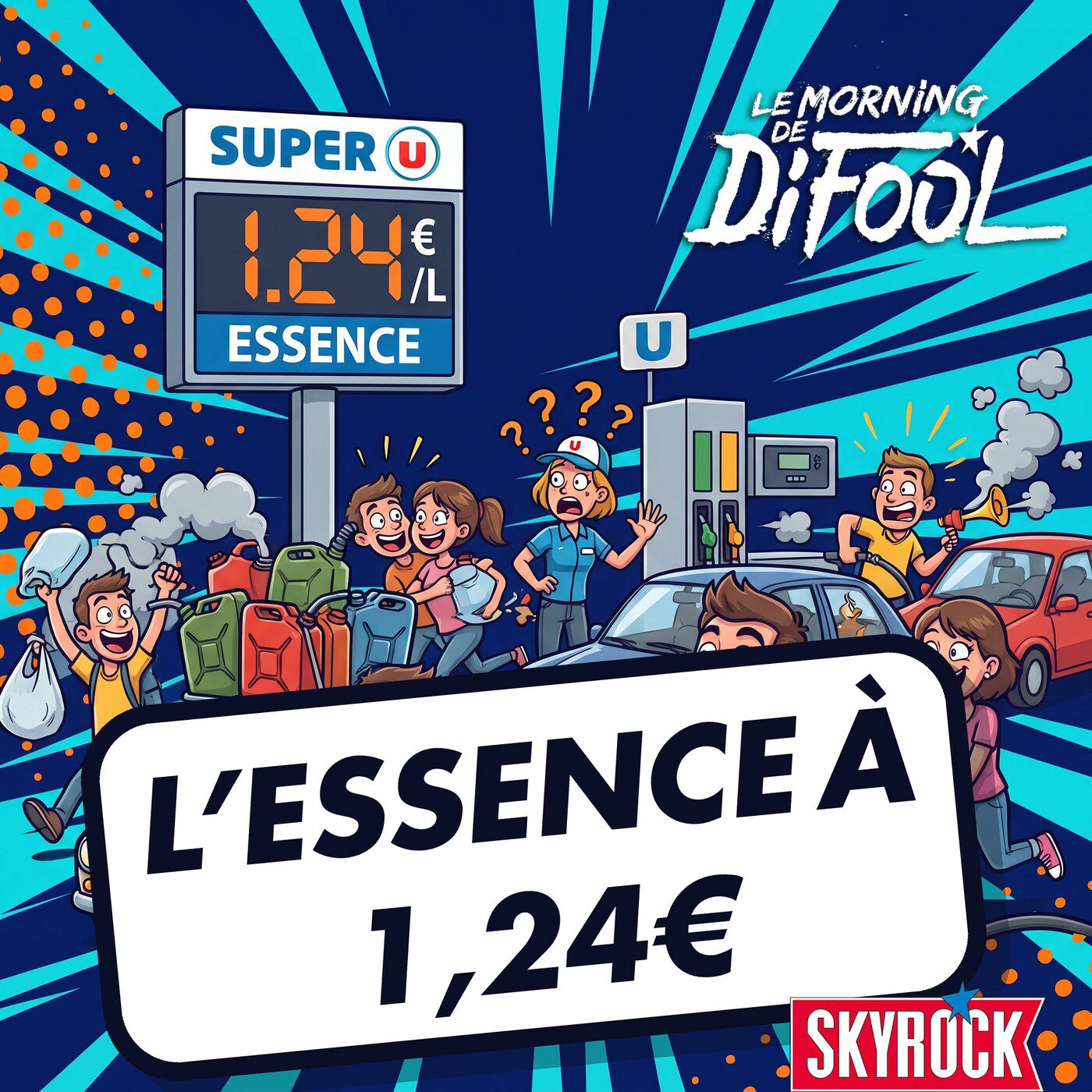 L’essence à 1,24€ dans une station Super U : la folie des bidons