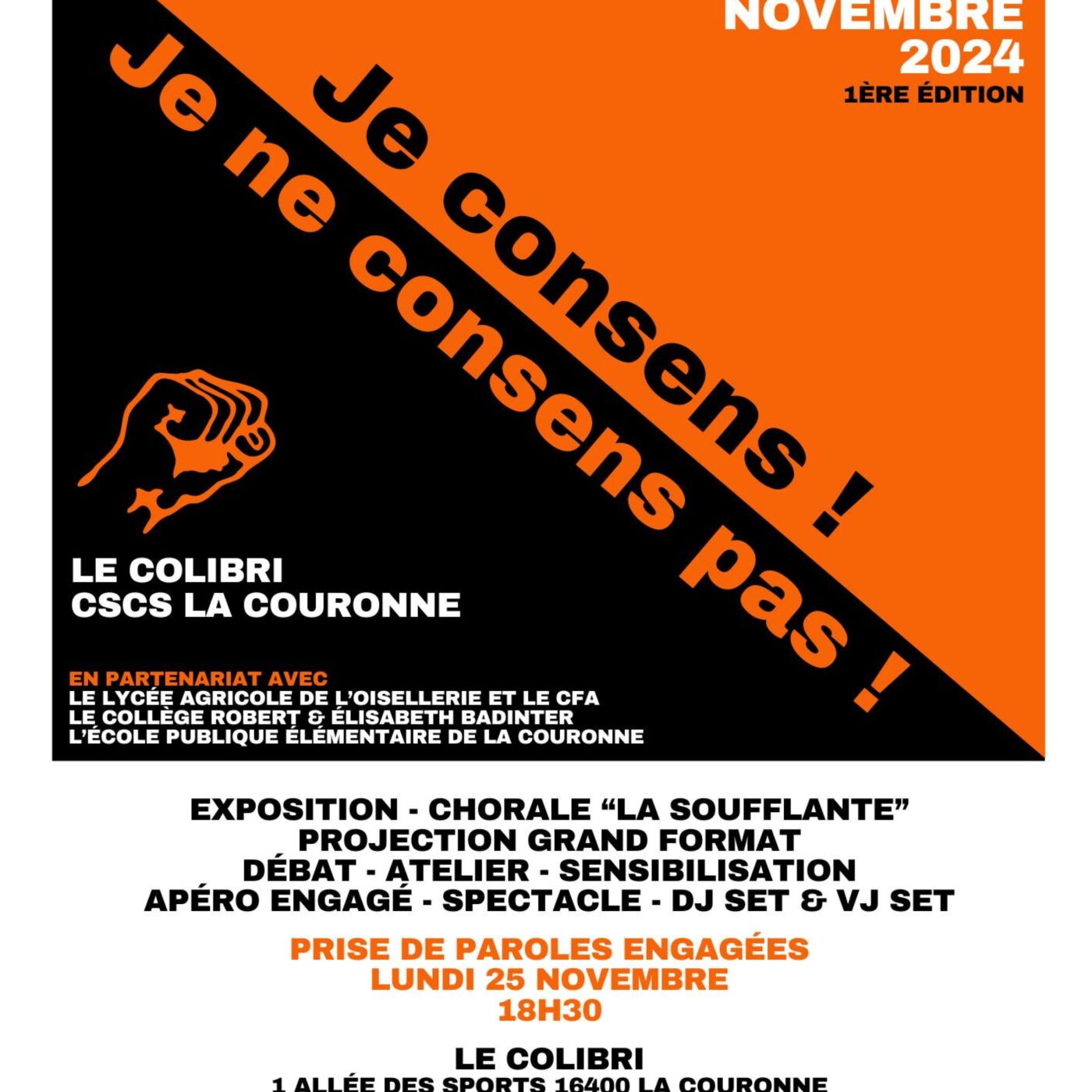 Semaine engagée "Je consens ! Je ne consens pas !" à La Couronne episode artwork