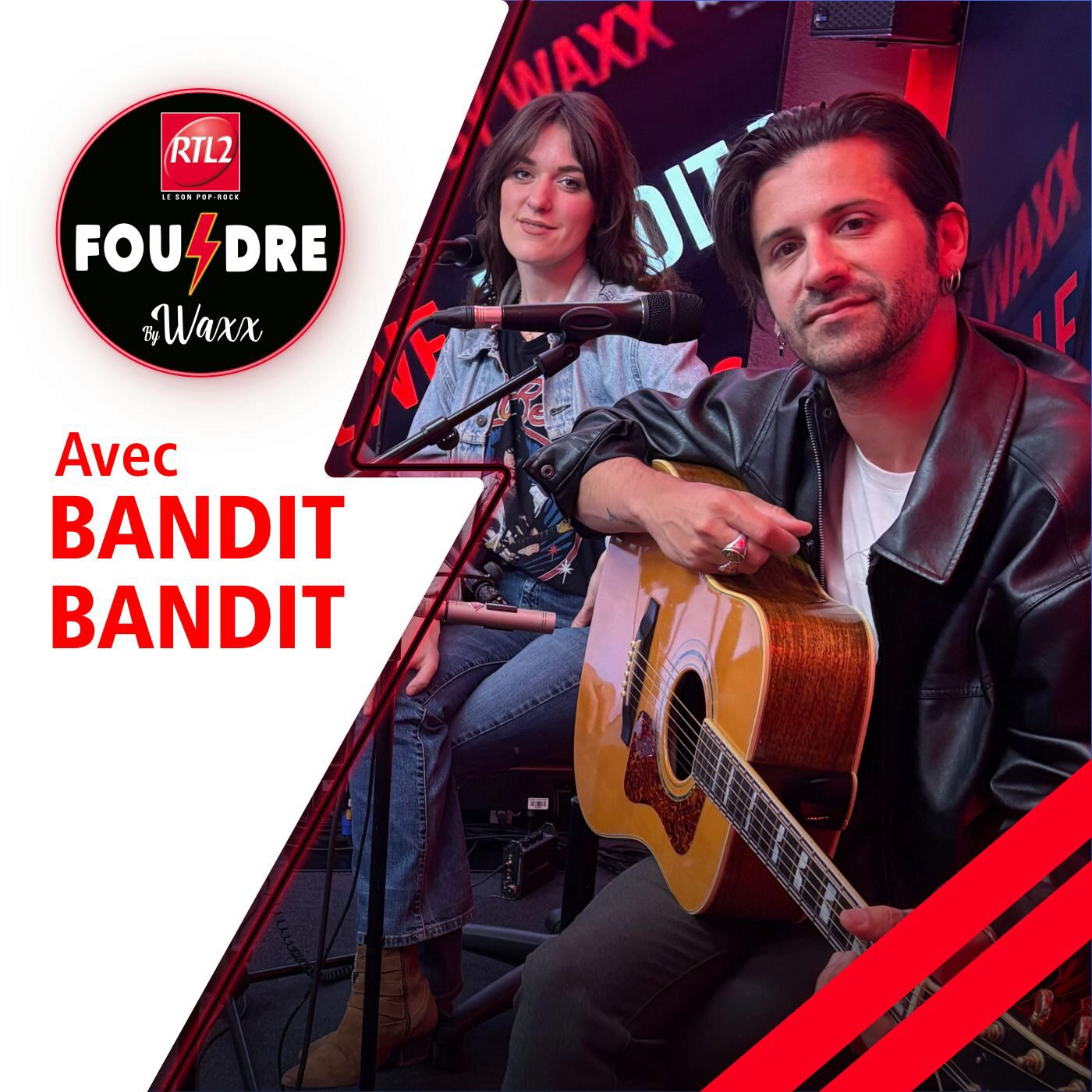 Bandit Bandit & Waxx interprètent "Seulement cette fois" en live dans Foudre