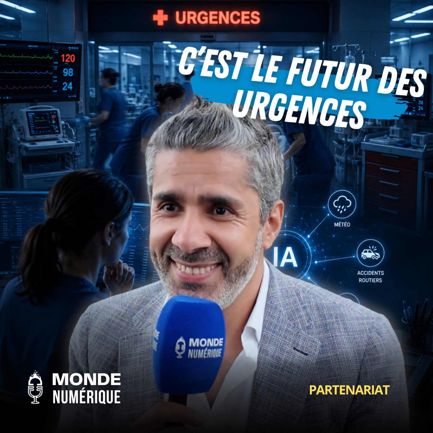 🎤 L’hôpital piloté par la data : comment l’IA transforme les urgences (Nasser Amani, Hôpitaux Nord-Ouest)