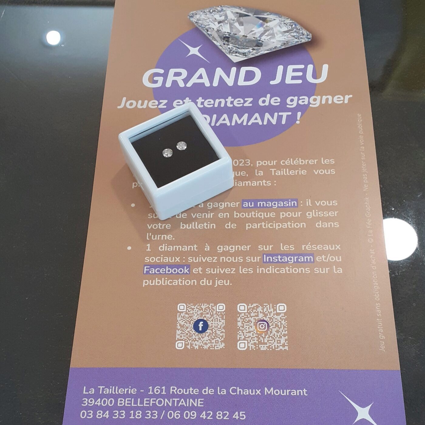 Deux diamants de la Taillerie de Bellefontaine à gagner episode artwork