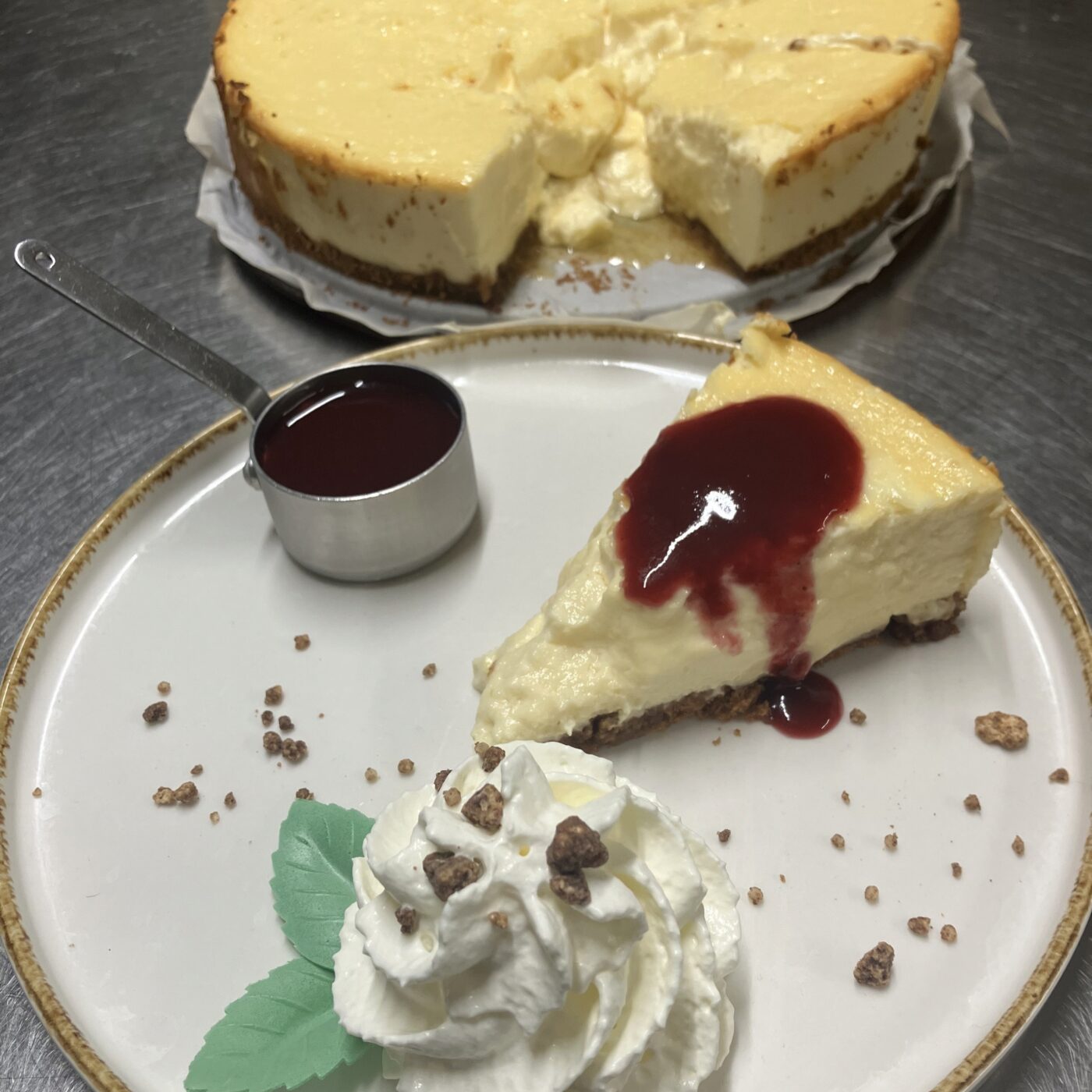 Chez les filles à Metz-Magny, le cheesecake de la cheffe Diana Streiff