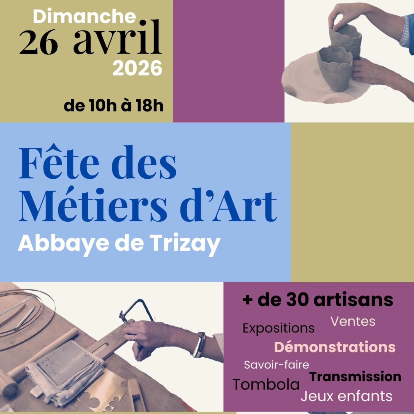 7 ème édition de la Fête des Métiers d'art à l'Abbaye de Trizay episode artwork