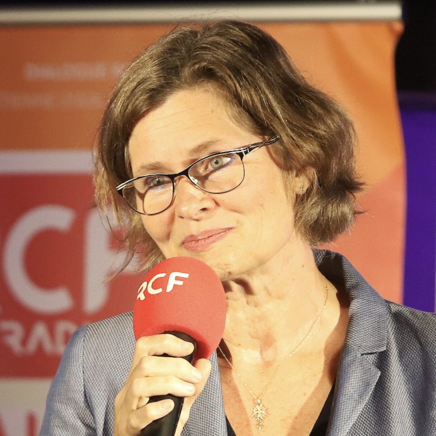Francine Lanceleur, présidente de Dialogue RCF, l'antenne marseillaise de RCF
