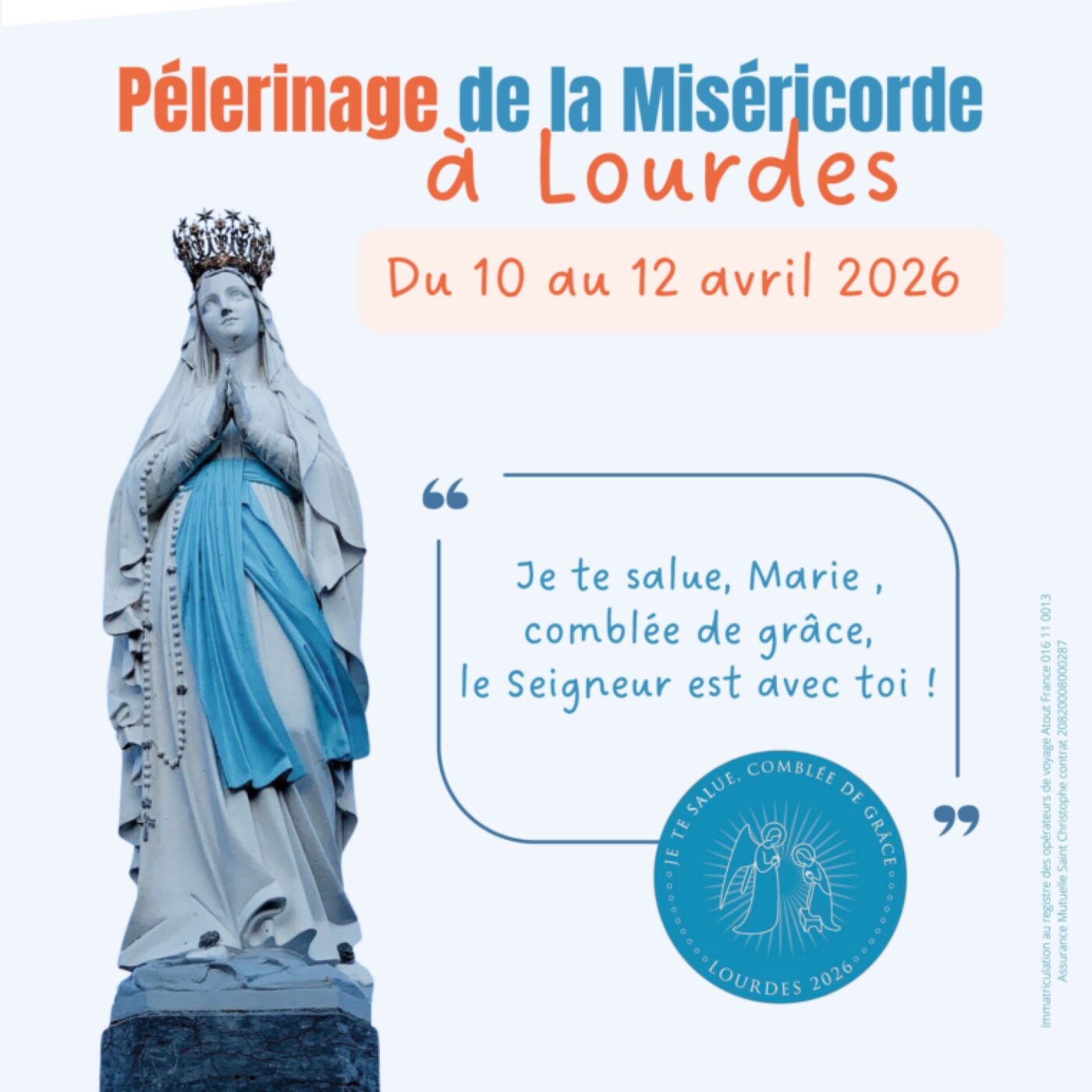 Le pèlerinage diocésain de la Miséricorde se vit du 10 au 12 avril episode artwork