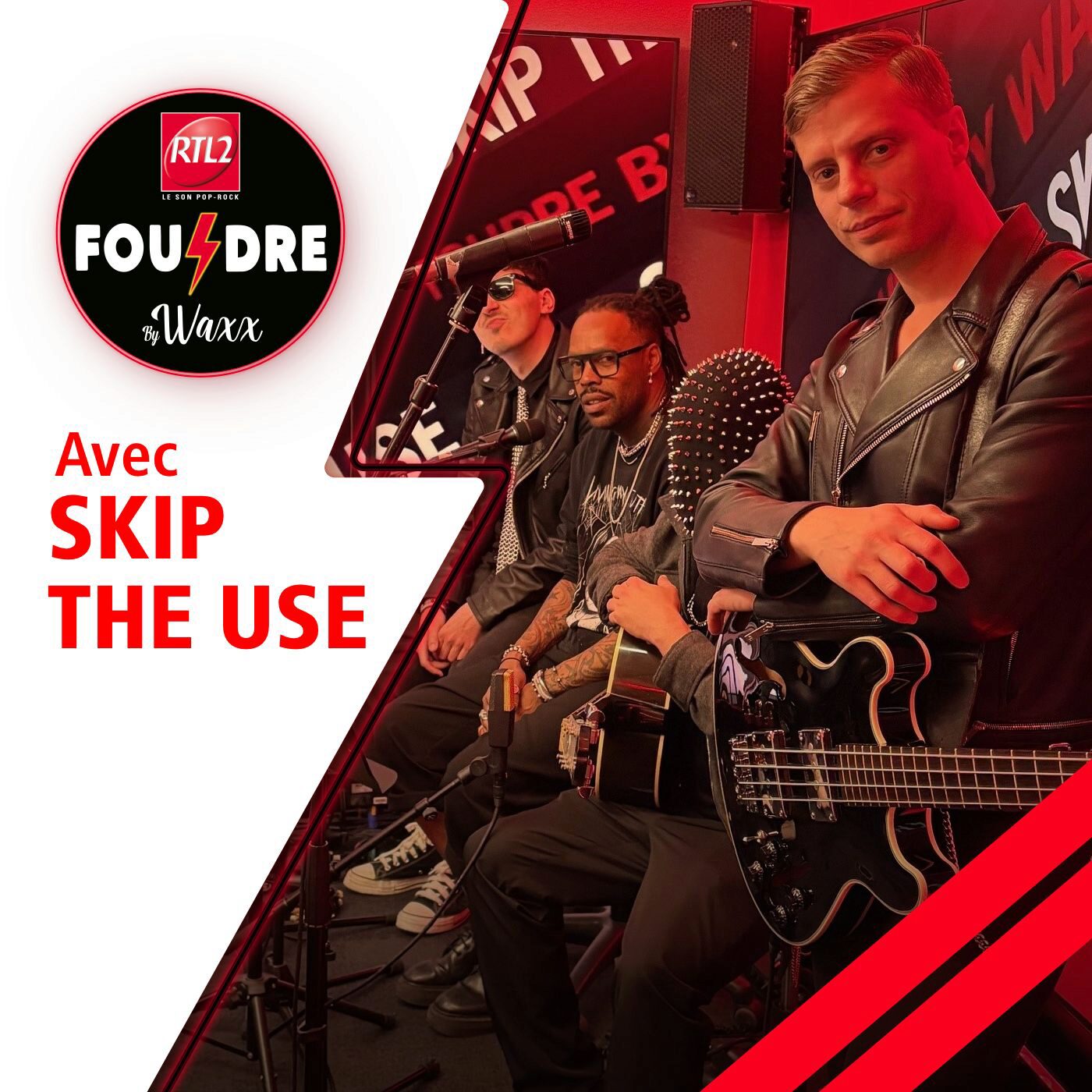 Skip The Use & Waxx interprètent "We Are Good" en live dans Foudre