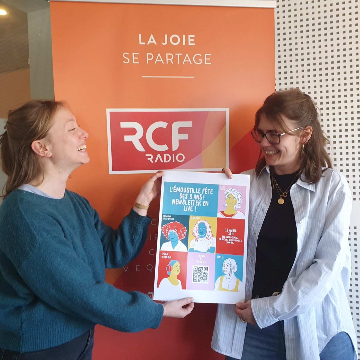 Lena et Audrey de L'Emoustille, newsletter féministe culturelle, qui a 5 ans episode artwork