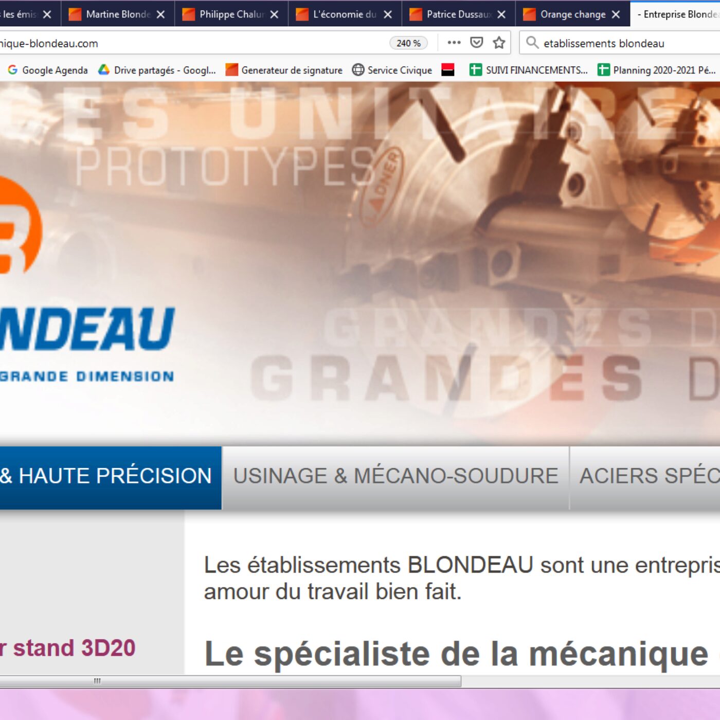 Hommes et entreprises
