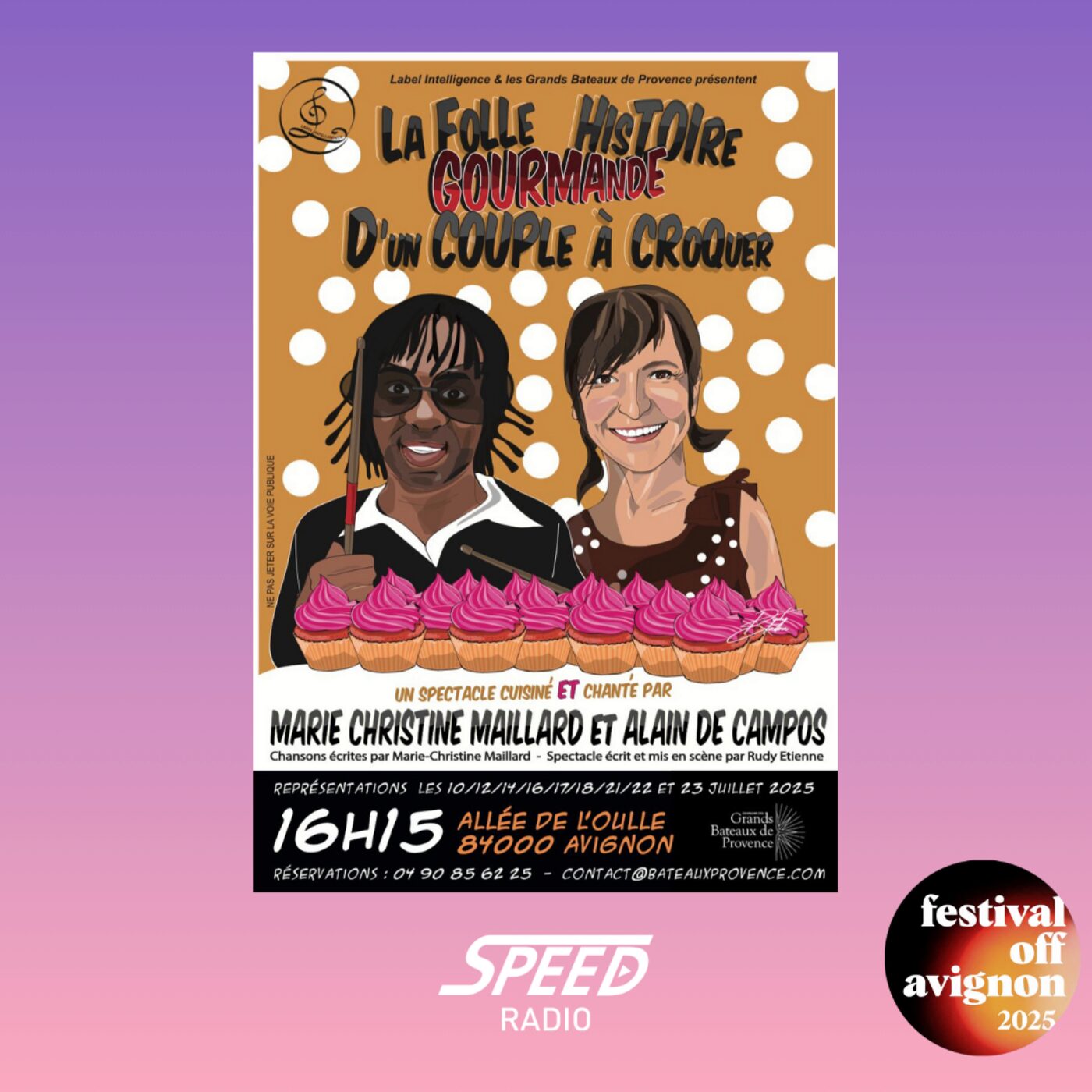 Interview du spectacle la Folle Histoire Gourmande d'un Couple à Croquer - Festival OFF Avignon 2025 Interview du spectacle la Folle Histoire Gourmande d'un Couple à Croquer - Festival OFF Avignon 2025