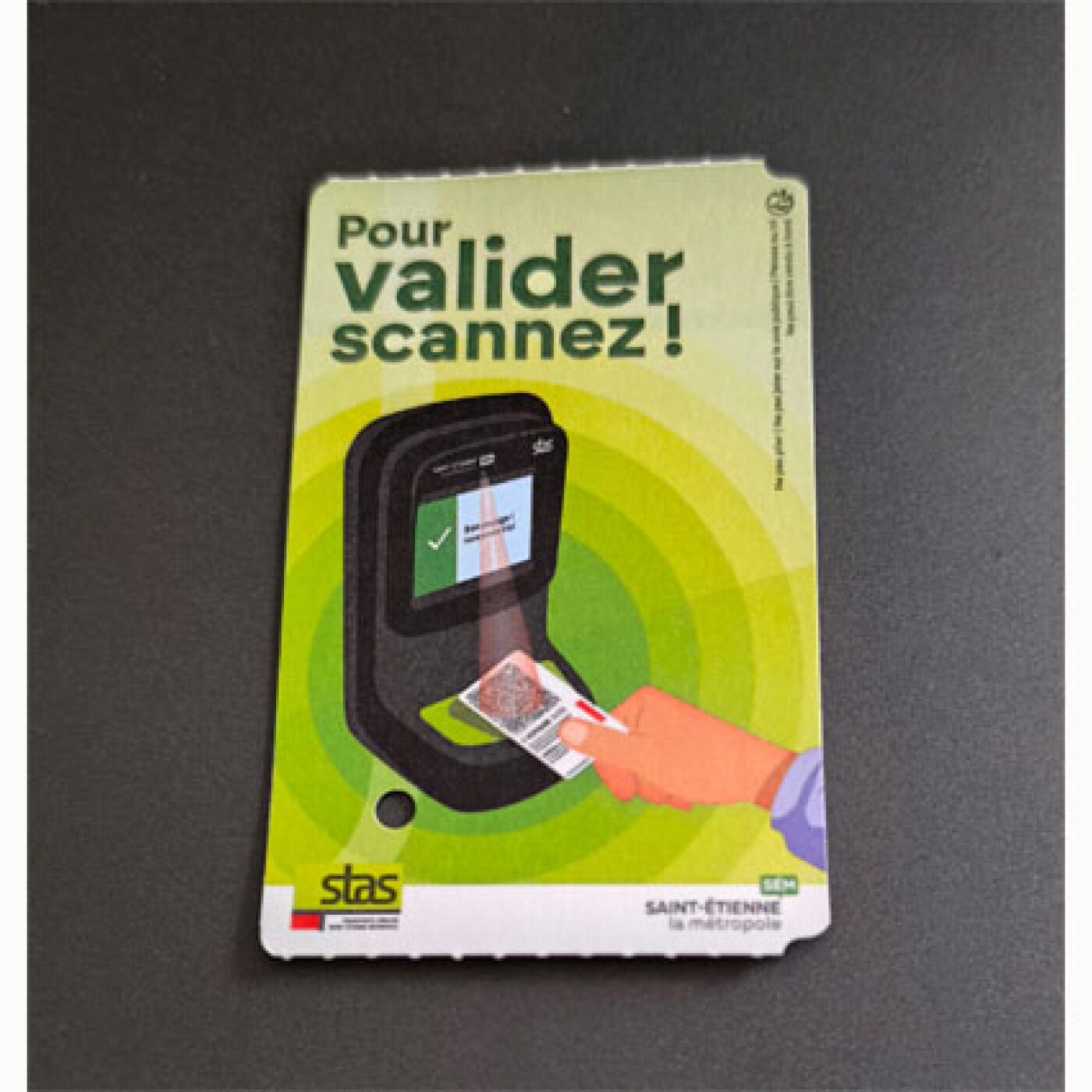 le ticket qr code nouveauté de la stas episode artwork