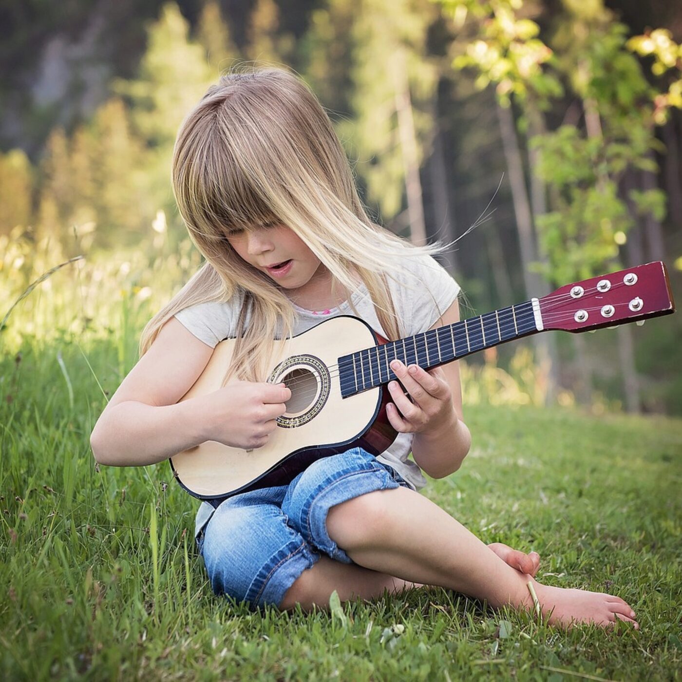 Les enfants au micro
