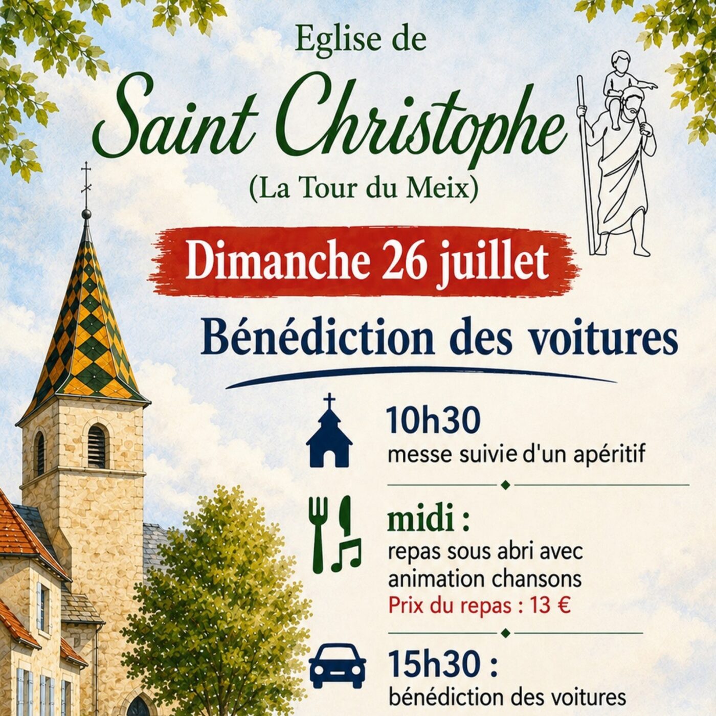 Une bénédiction de voitures ouverte à tous à La-Tour-du-Meix episode artwork