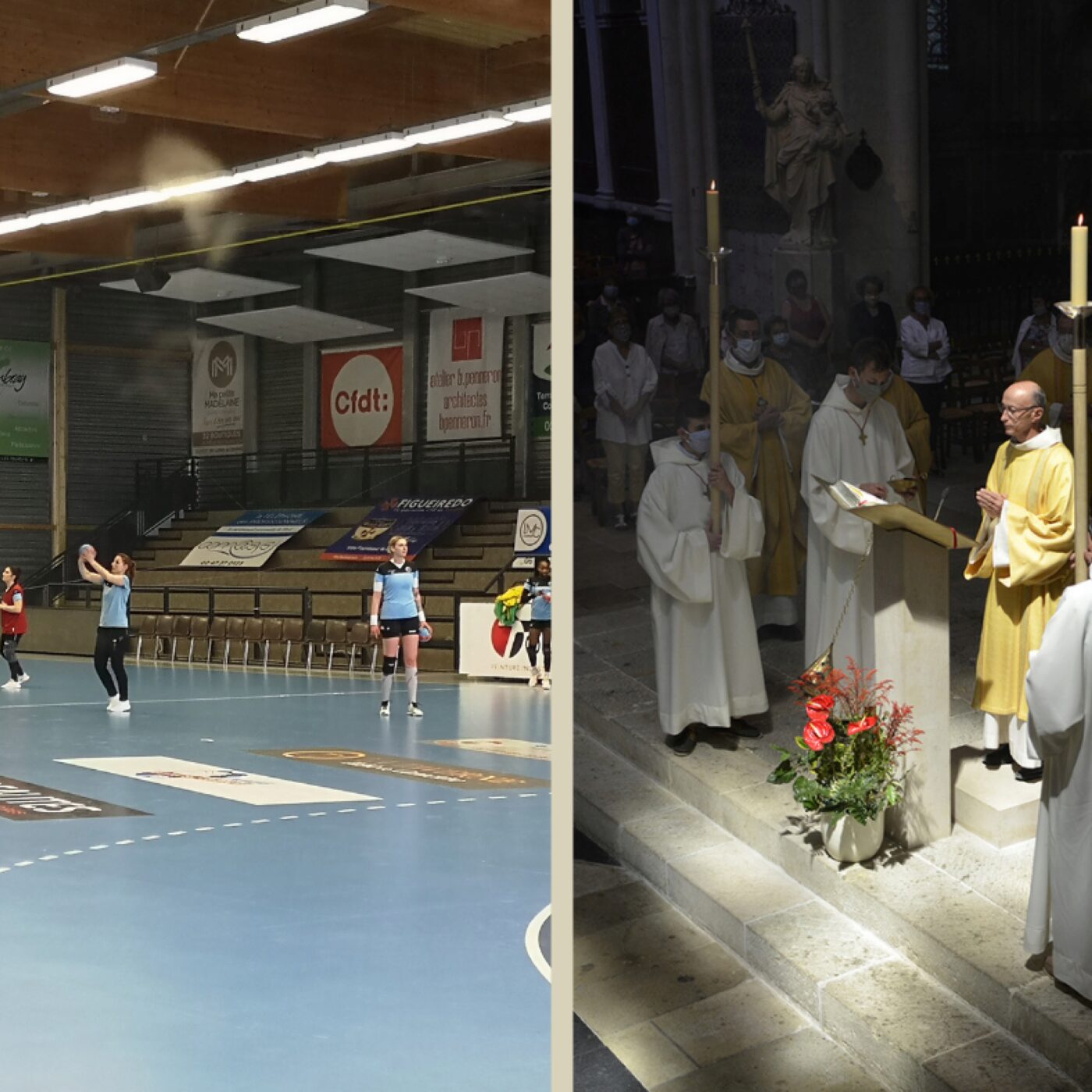Reportage messe chrismale à Tours / Sport : petite révolution sociale chez les handballeuses françaises episode artwork