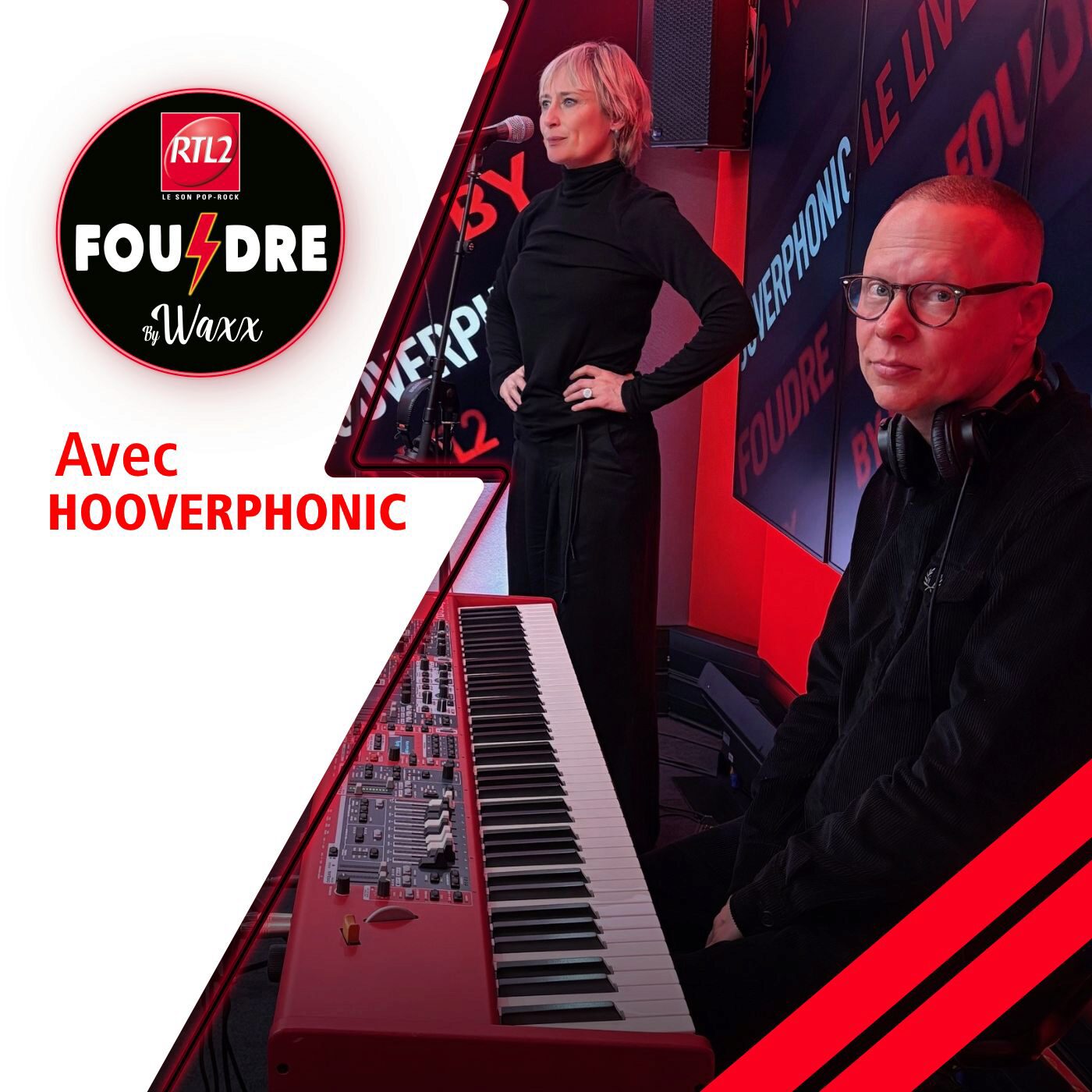 Hooverphonic & Waxx interprètent "Mad About You" en live dans Foudre