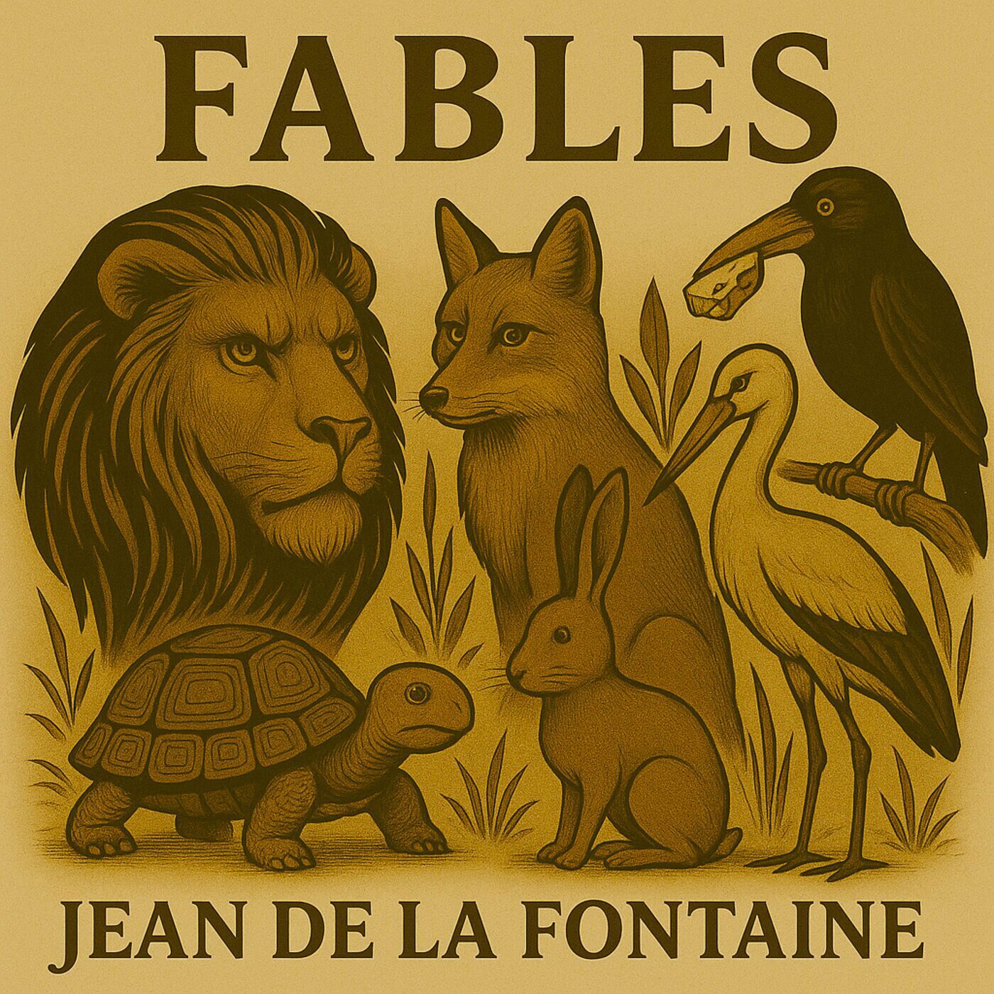 L'oiseleur, l'autour et l'alouette - Les fables de Jean de La Fontaine