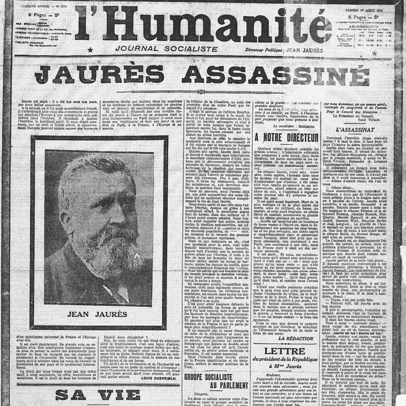 31 juillet 1914: Ils ont tué Jaurès!!! episode artwork