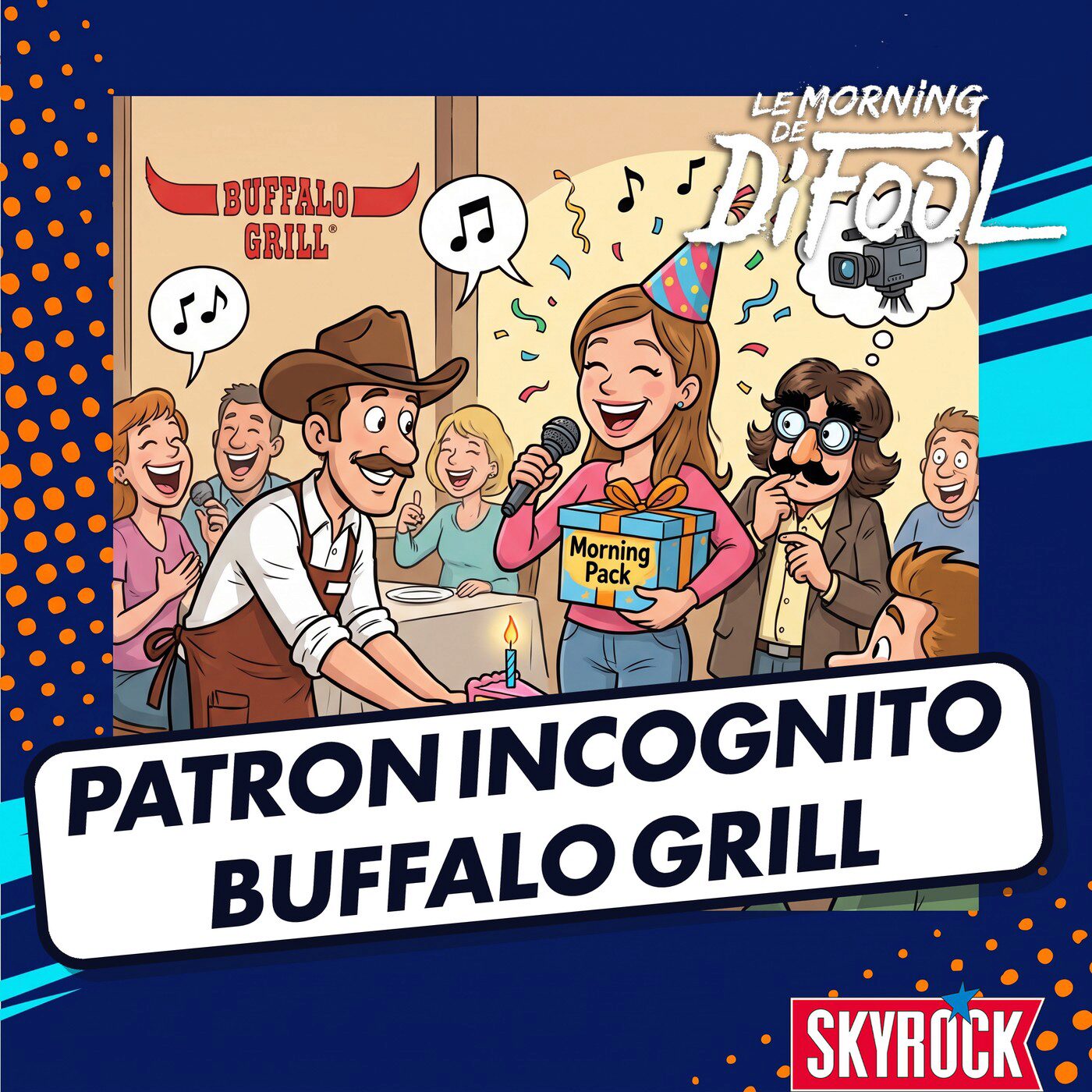 Patron incognito au Buffalo Grill
