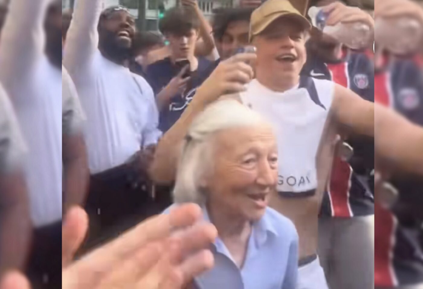 "Ils m'ont sauvée, on s'est beaucoup embrassés" : Mireille, 90 ans, raconte sur RTL comment des fans du PSG l'ont célébrée au chant de "Et pour mamie allez allez"