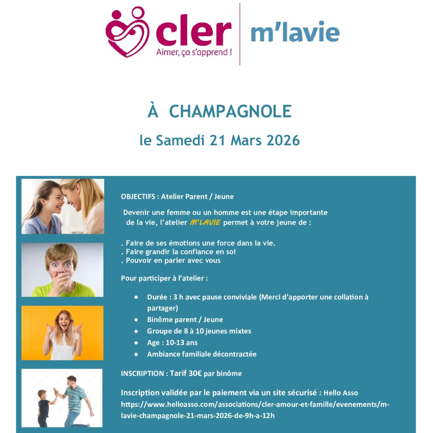 Deux ateliers M'lavie pour des binômes parent-jeune organisés par Cler Jura episode artwork