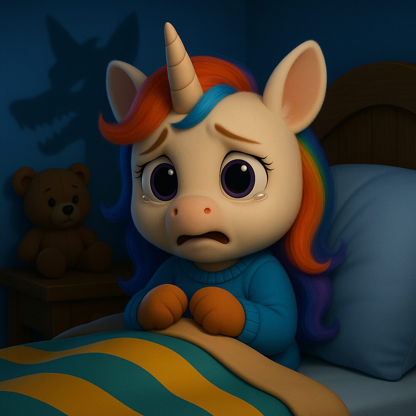 Petite Licorne fait un cauchemar