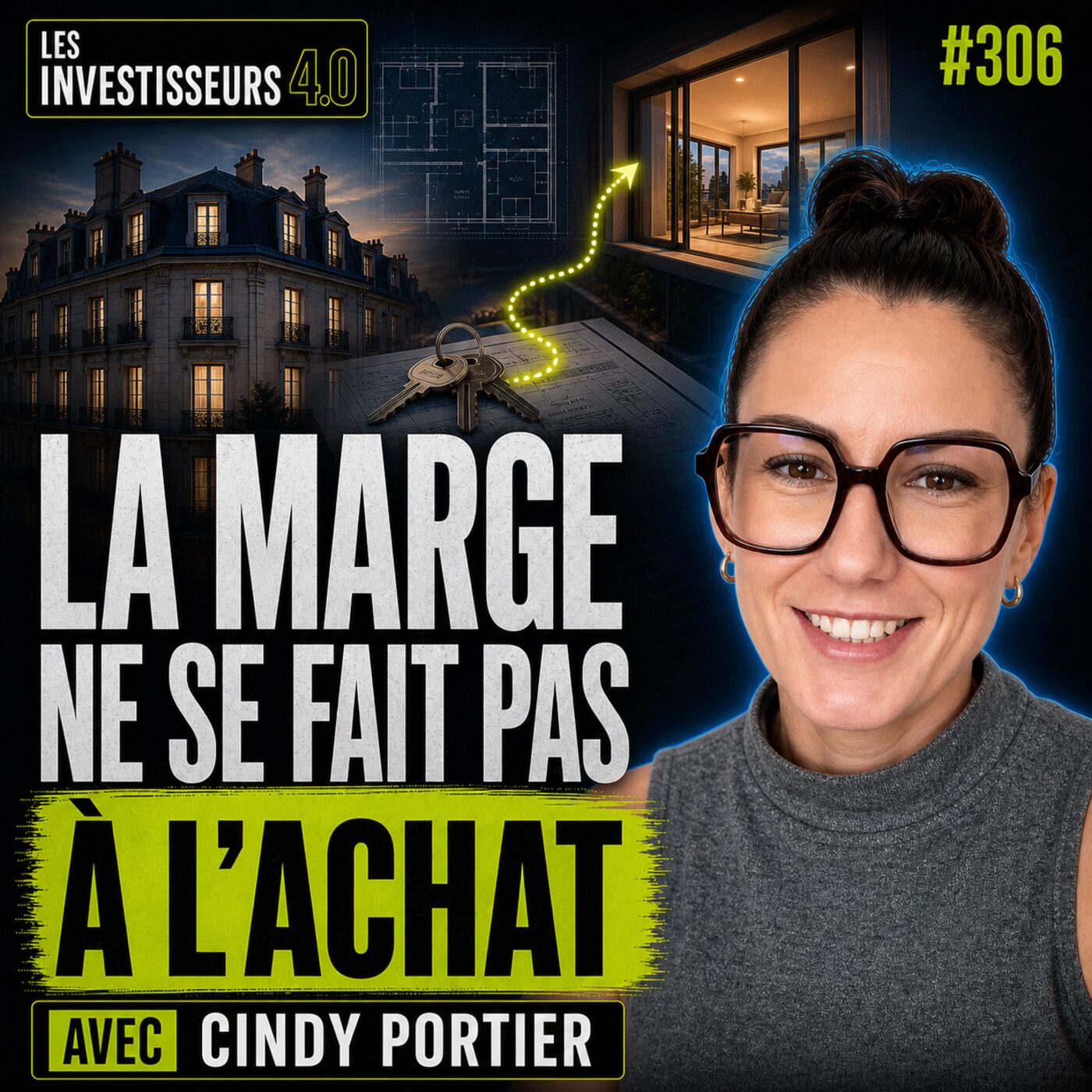 episode cover 306 - La marge ne se fait pas à l’achat, avec Cindy Portier