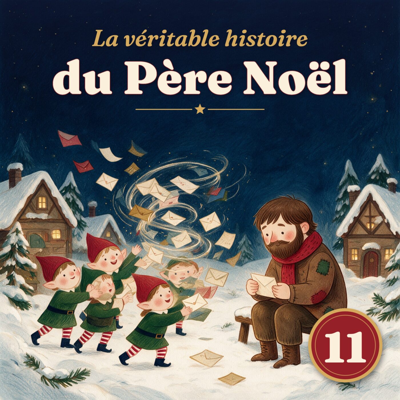 Couverture de 11 Décembre : L'histoire vraie du Père Noël !