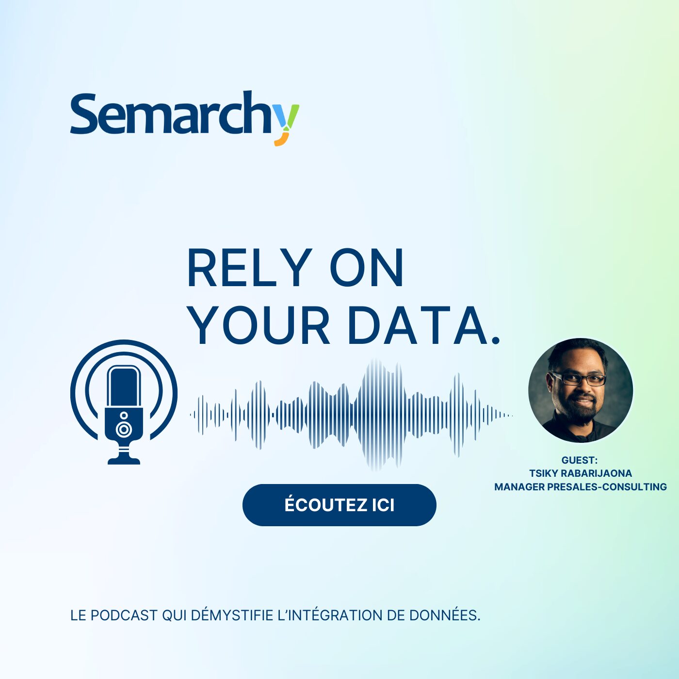RELY ON YOUR DATA