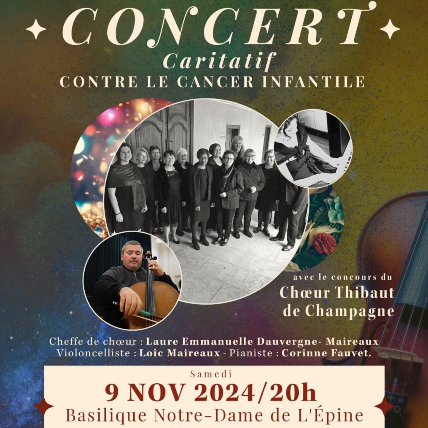 Un concert caritatif contre le cancer infantile, le 9 novembre à L'Épine episode artwork
