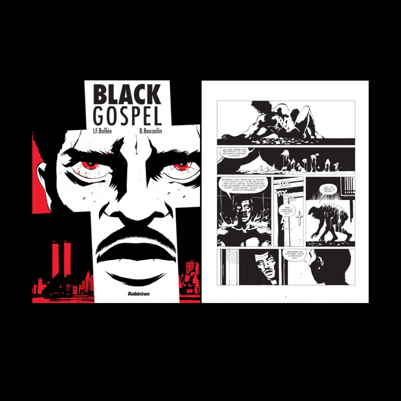 "Black Gospel" la traque d’un prédateur solitaire, un polar percutant en noir et blanc