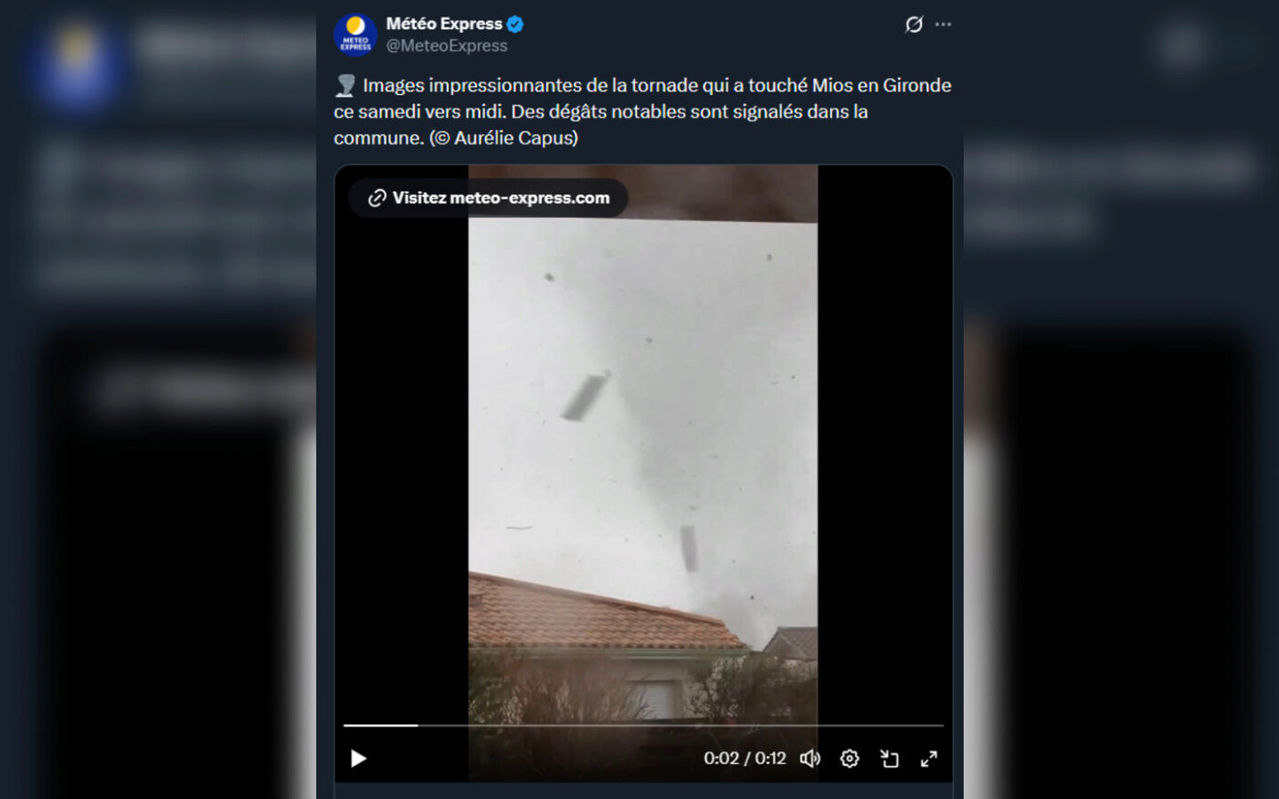 "Ça a tout balayé" : une mini-tornade s'abat sur la commune de Mios, dans le bassin d'arcachon episode artwork