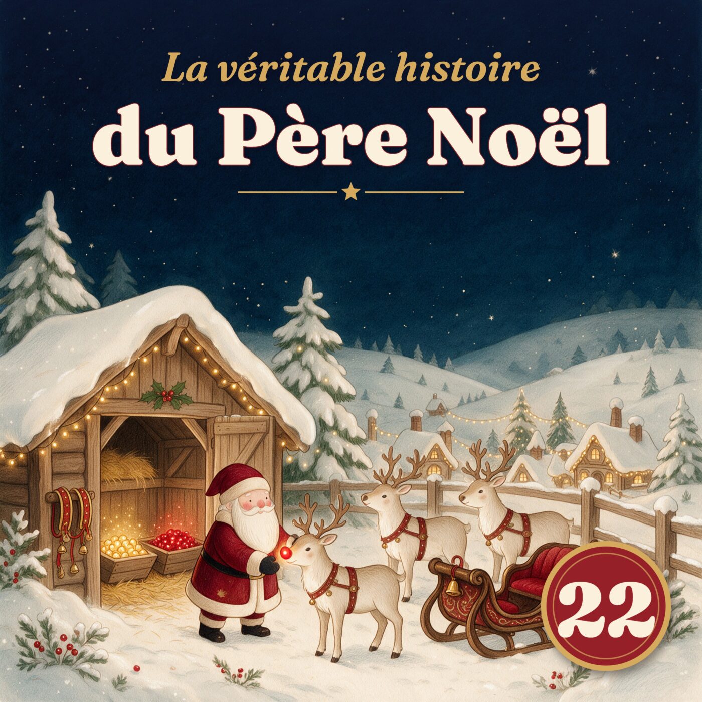 Couverture de 22 Décembre : L'histoire vraie du Père Noël !