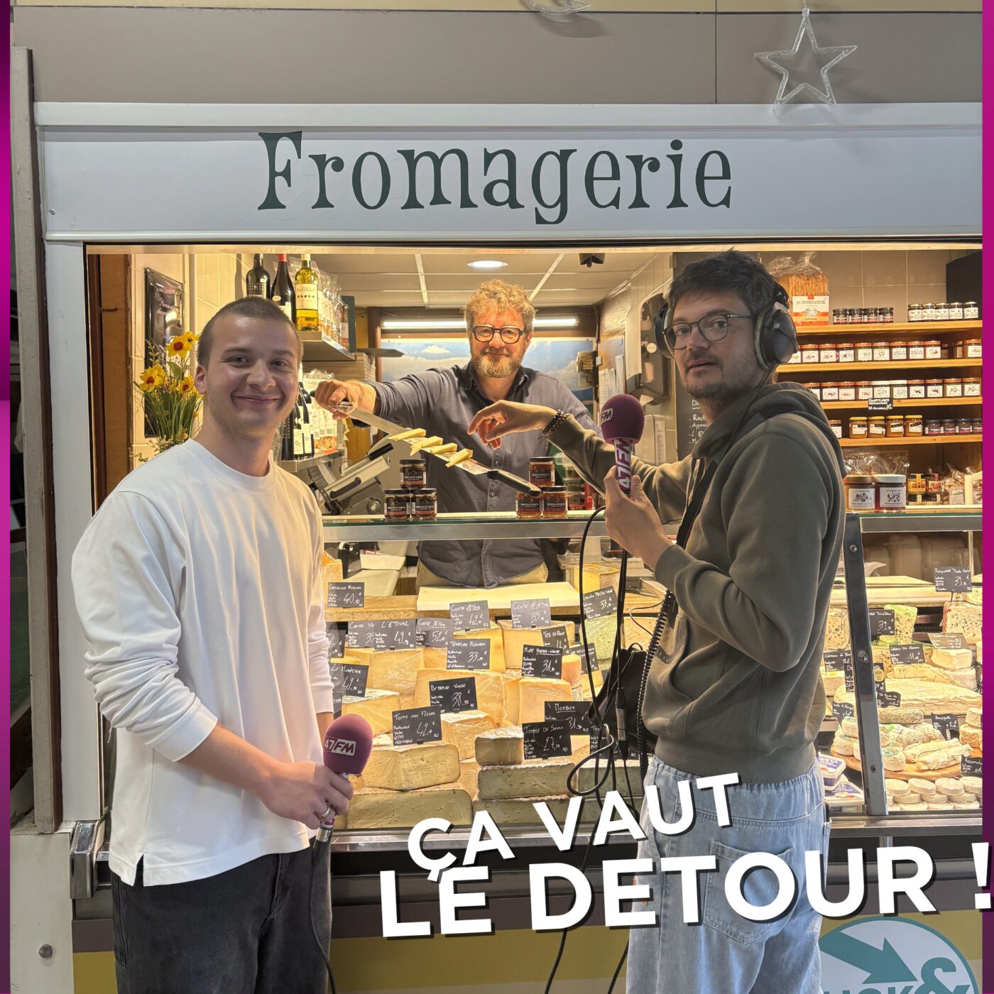 A Agen au Marché Couvert avec Prune Média