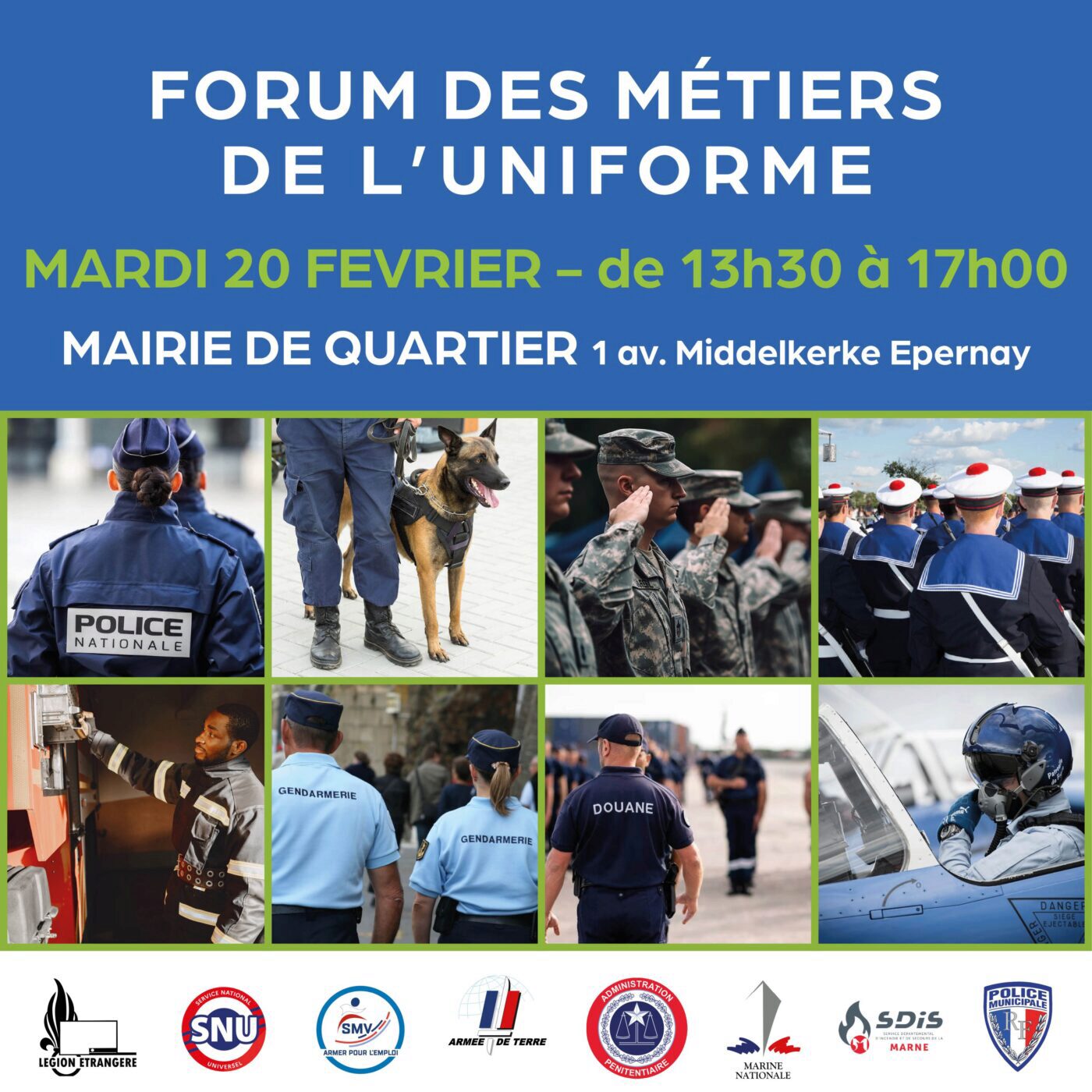 Le forum des métiers de l’uniforme fait son retour, le mardi 20 février 2024 à Épernay episode artwork