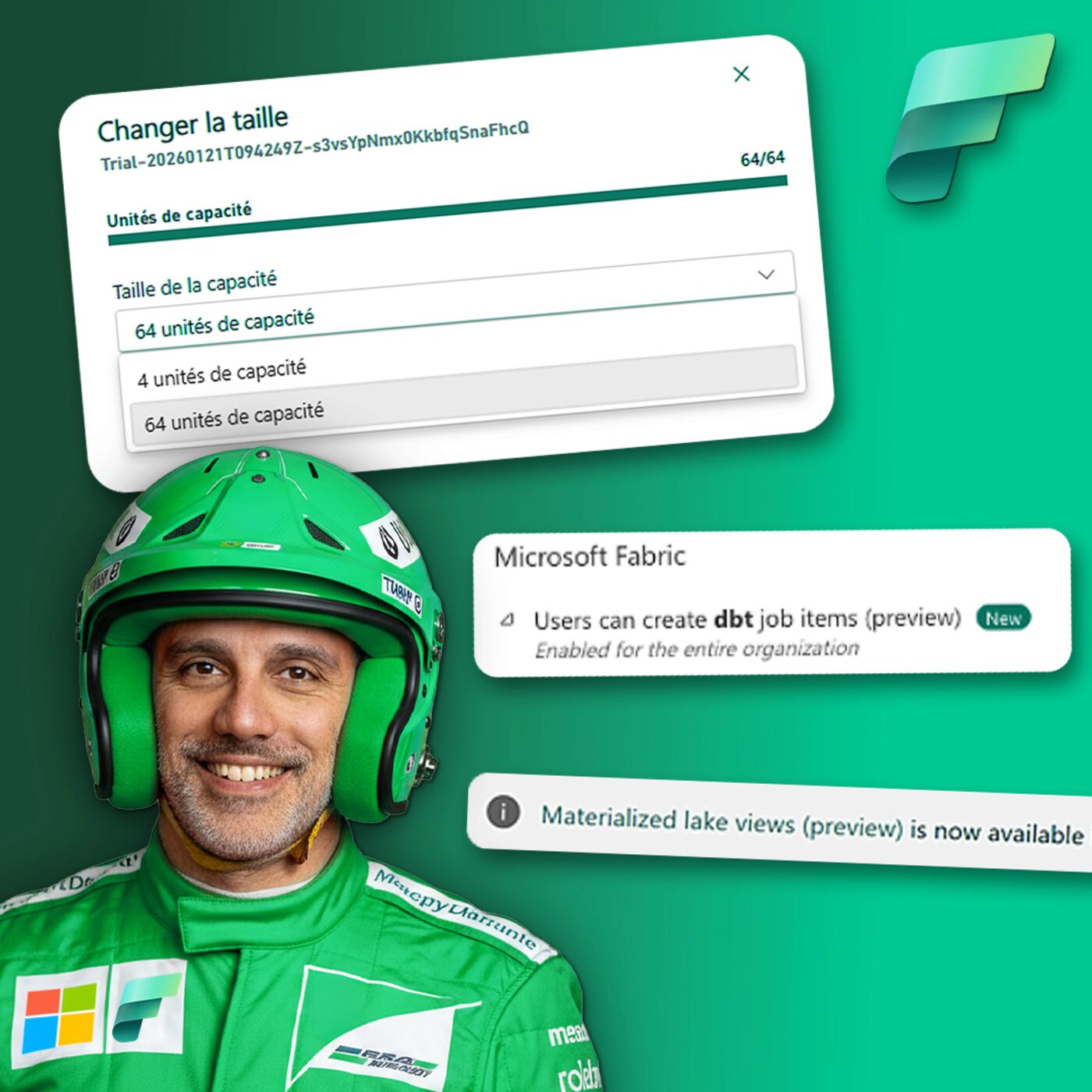 Tester des capacités Microsoft FABRIC en un clic et les DBT et Materialize Lake Views arrive en GA ! Tester des capacités Microsoft FABRIC en un clic et les DBT et Materialize Lake Views arrive en GA !