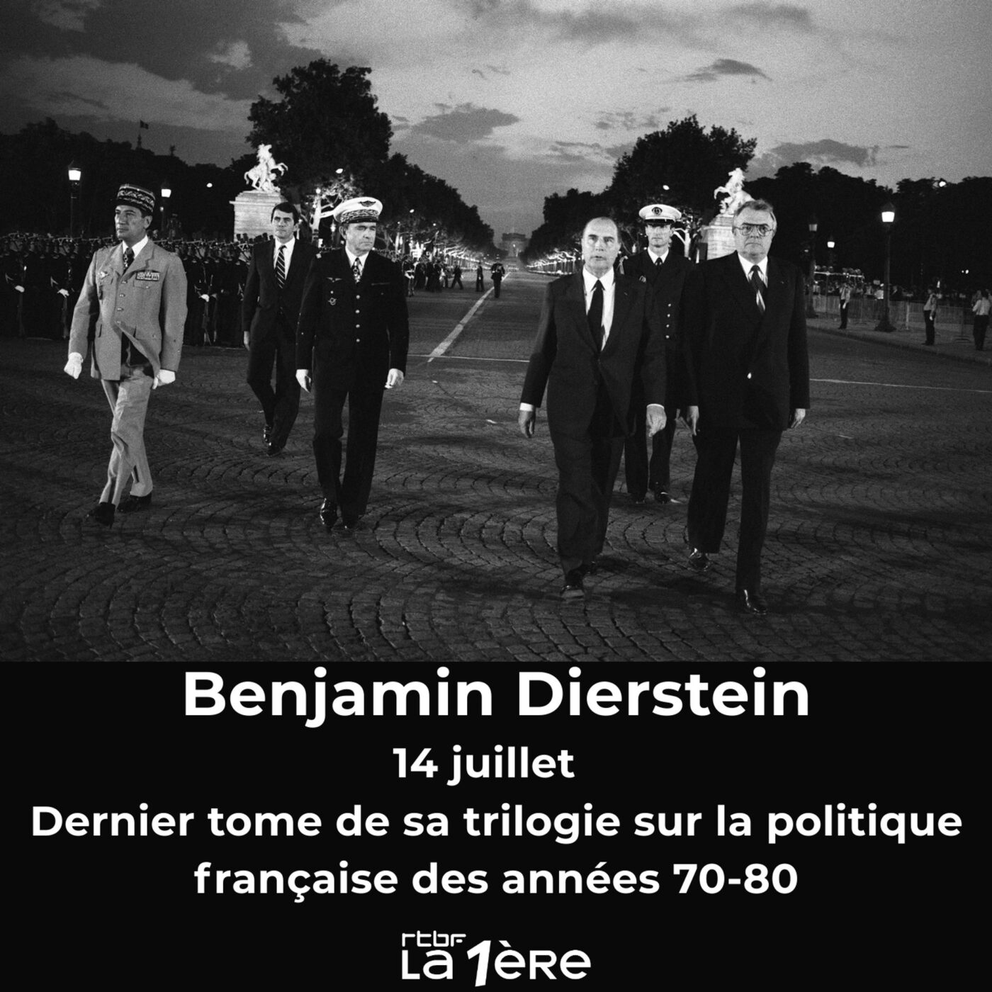 Benjamin Dierstein et son roman "14 juillet", troisième et dernier tome de sa trilogie sur la politique française des années 70-80