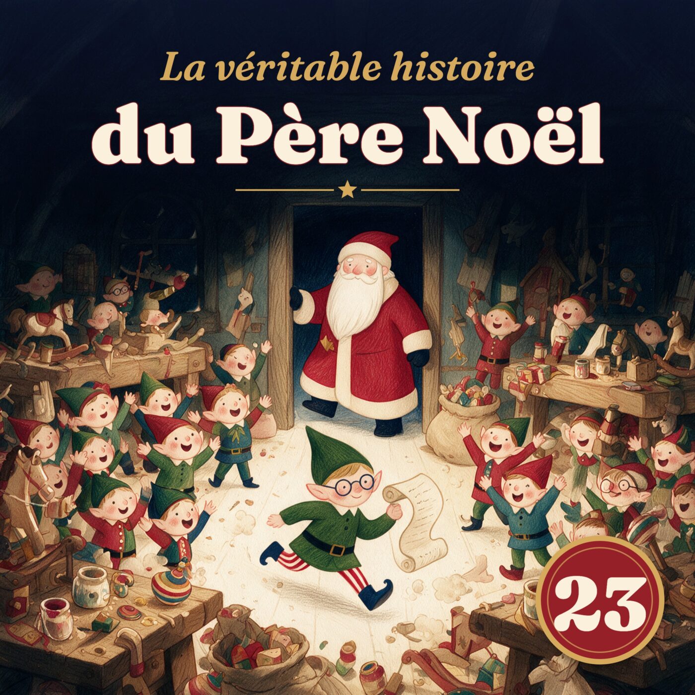 Couverture de 23 Décembre : L'histoire vraie du Père Noël !