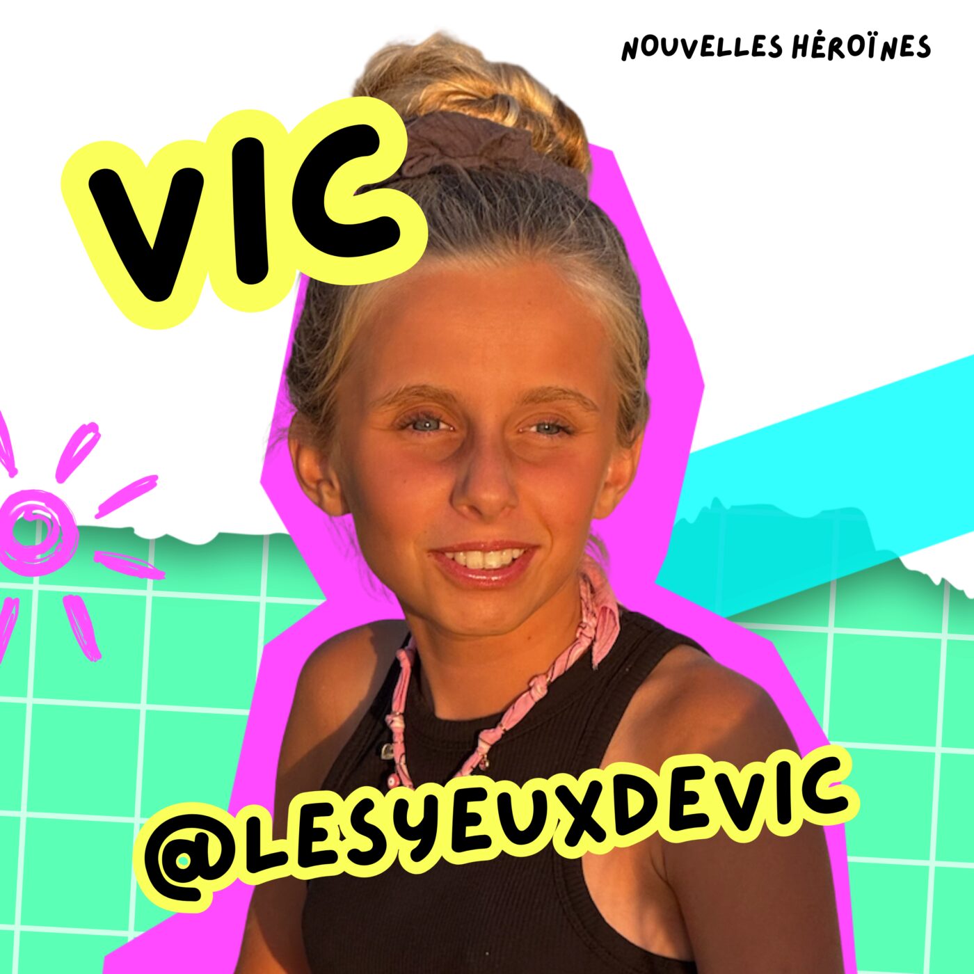 145. Vic @lesyeuxdevic, 12 ans, née non-voyante et pleine de rêves 